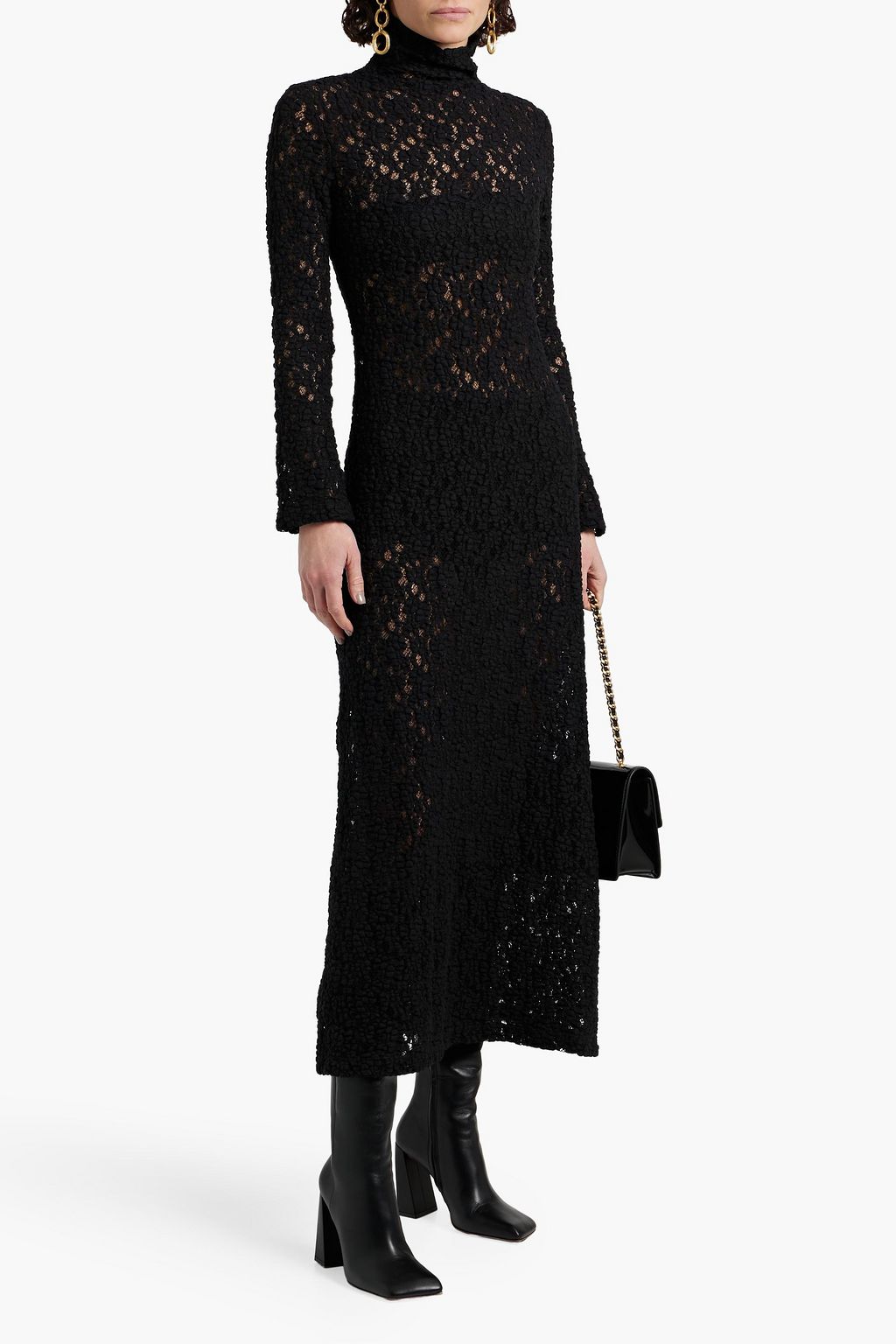 CHLOÉ Crocheted cotton-blend maxi dress
