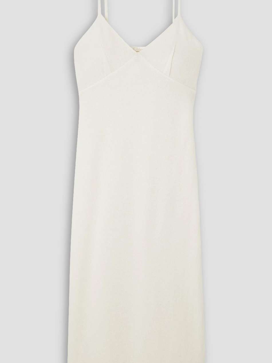 wool and cashmere-blend midi dress