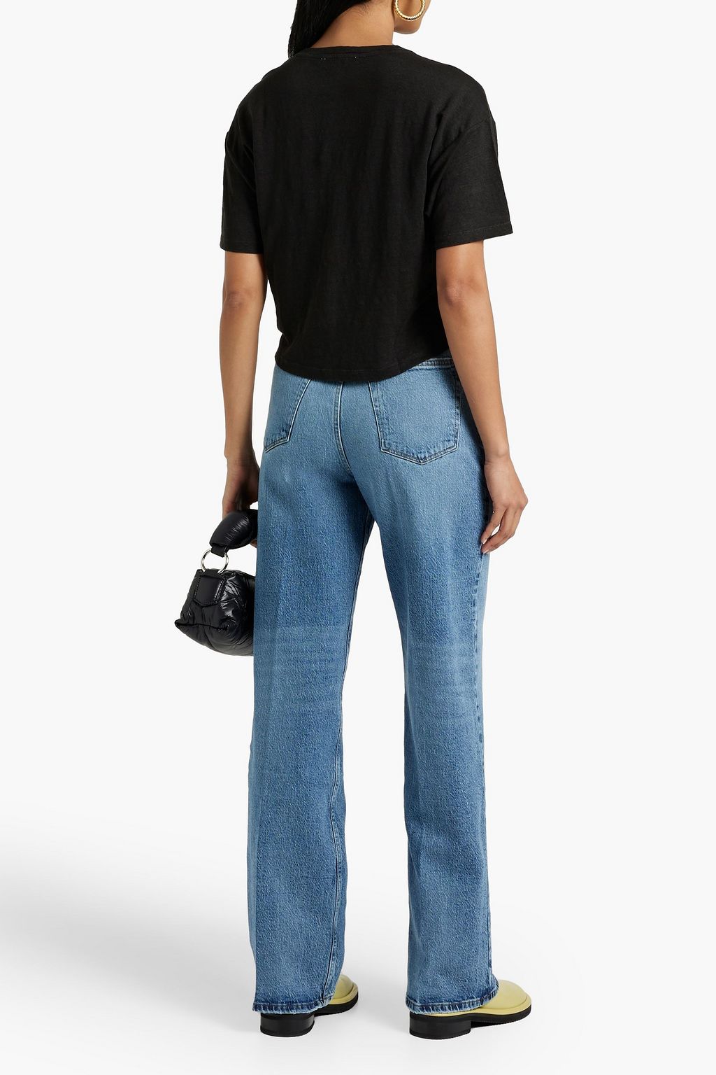 FRAME Le High N Tight high-rise wide-leg jeans