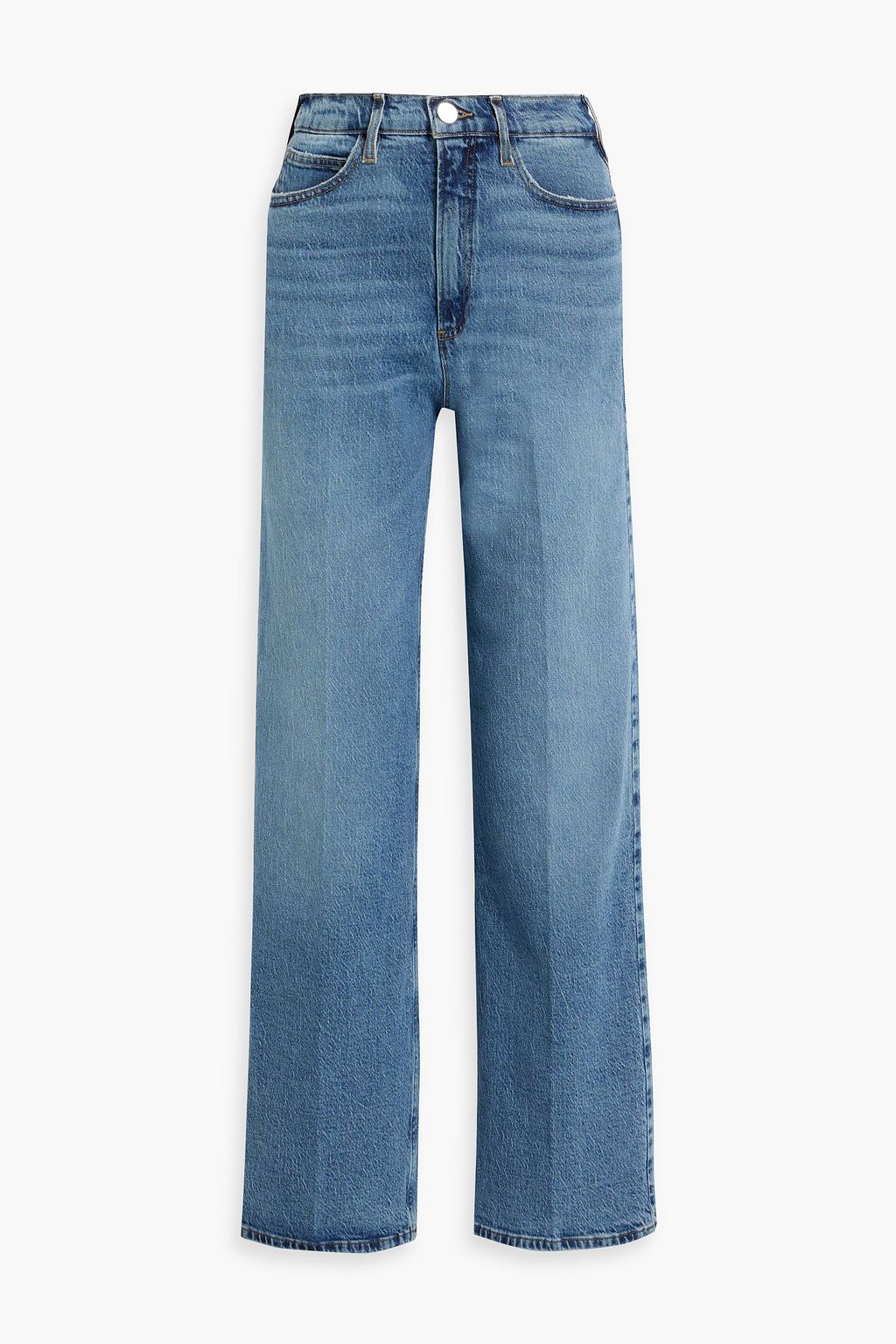 FRAME Le High N Tight high-rise wide-leg jeans | THE OUTNET