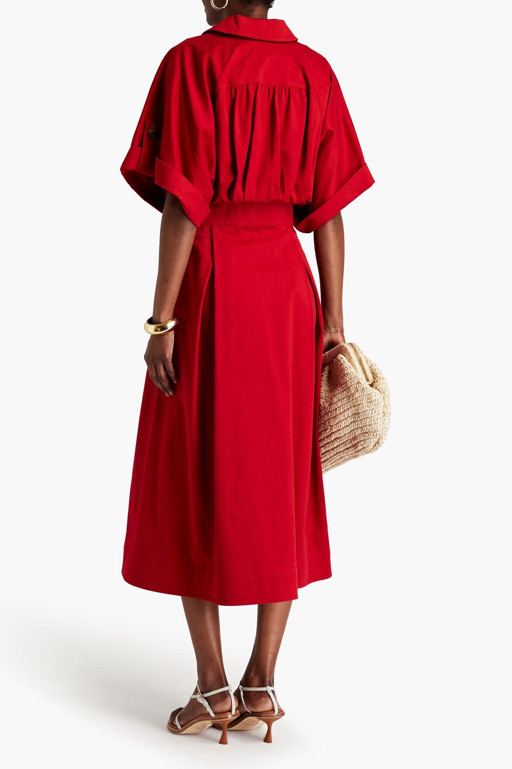 Cotton Gabardine Dress main image 1