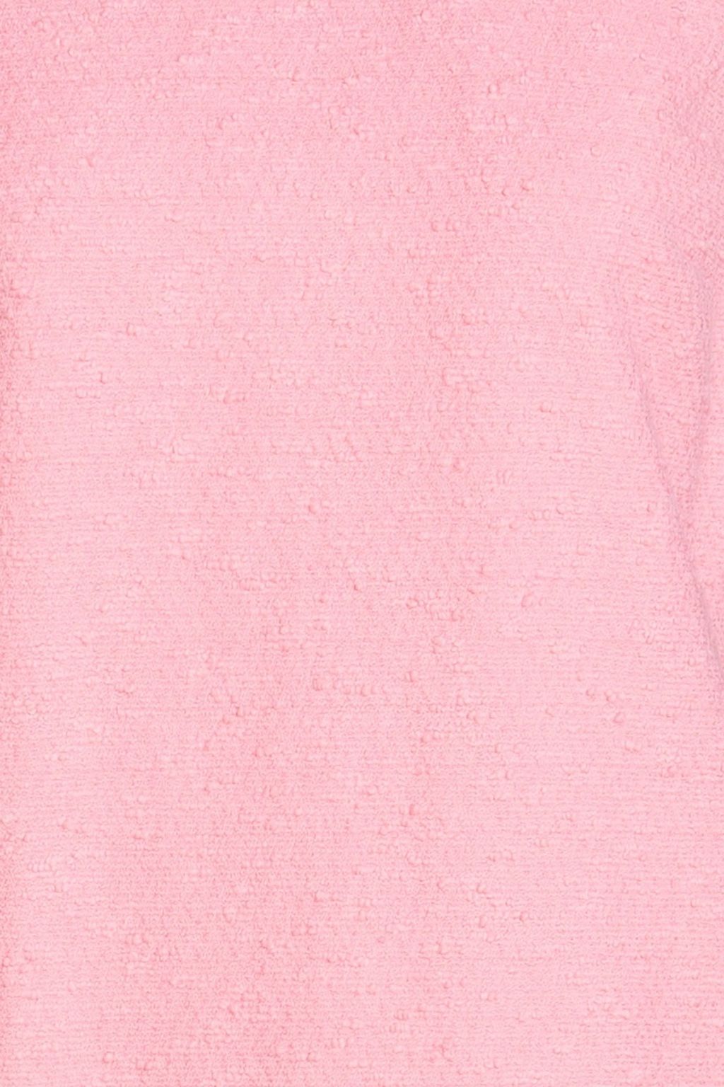 CAROLINA HERRERA コットン混 ブークレツイード ミニワンピース