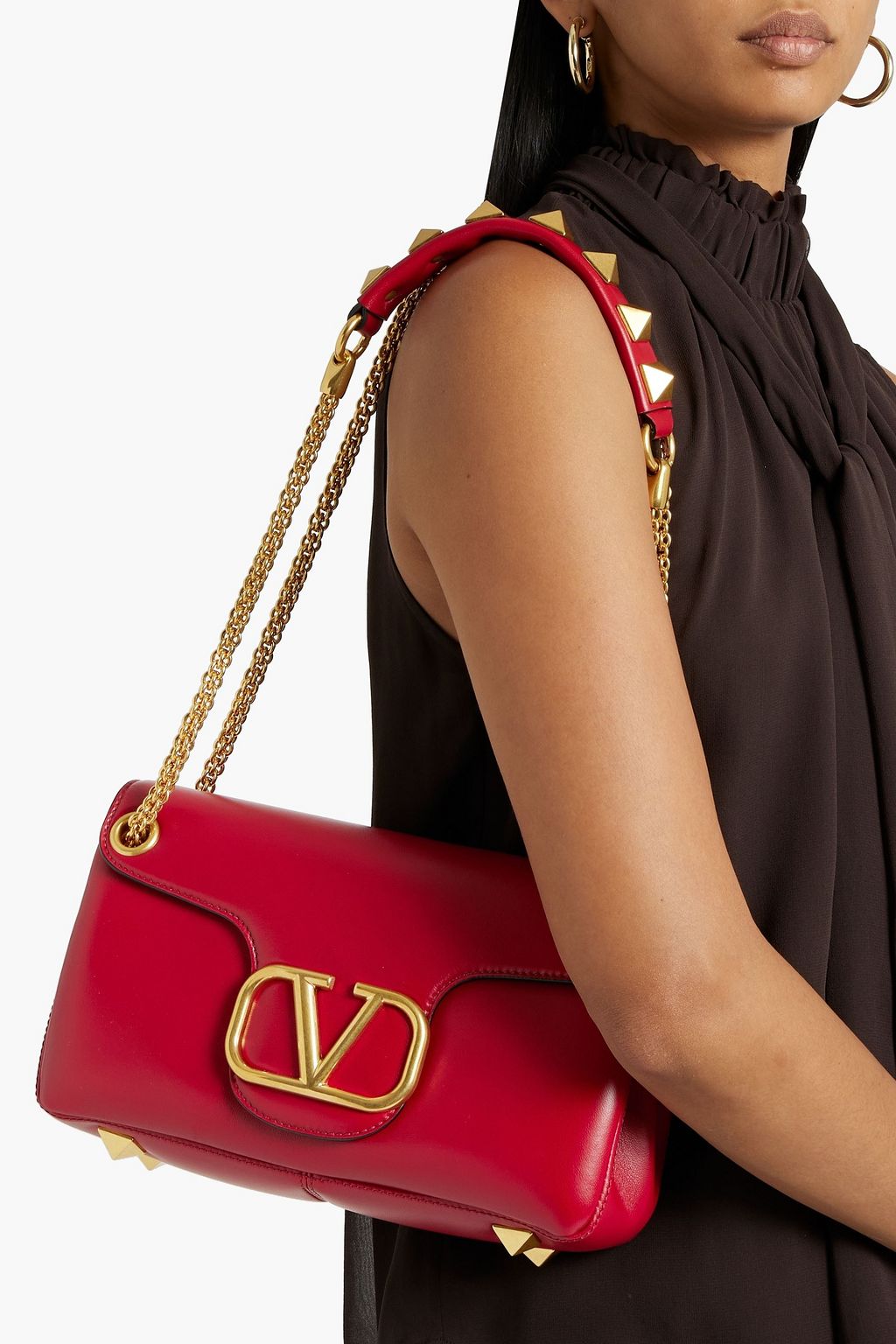 Valentino Garavani Blue Viscose Shoulder Bag