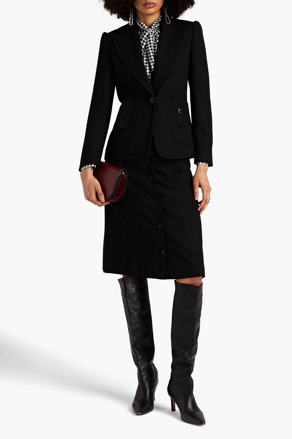 BOUTIQUE MOSCHINO Crepe blazer