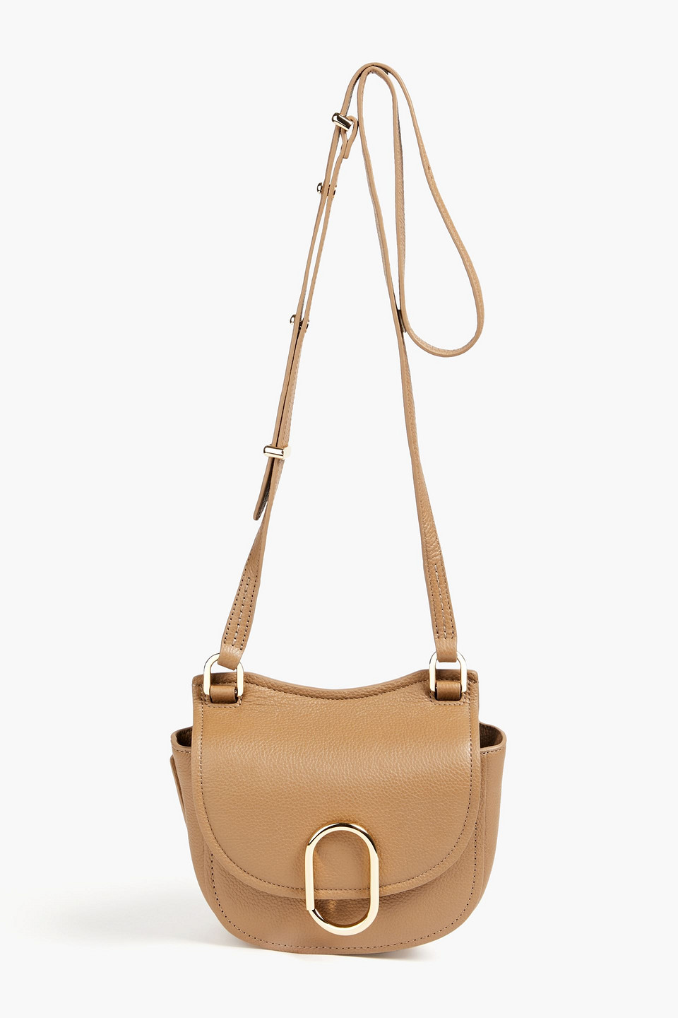 3.1 Phillip Lim / フィリップ リム Alix Mini Pebbled-leather Shoulder Bag In Mushroom