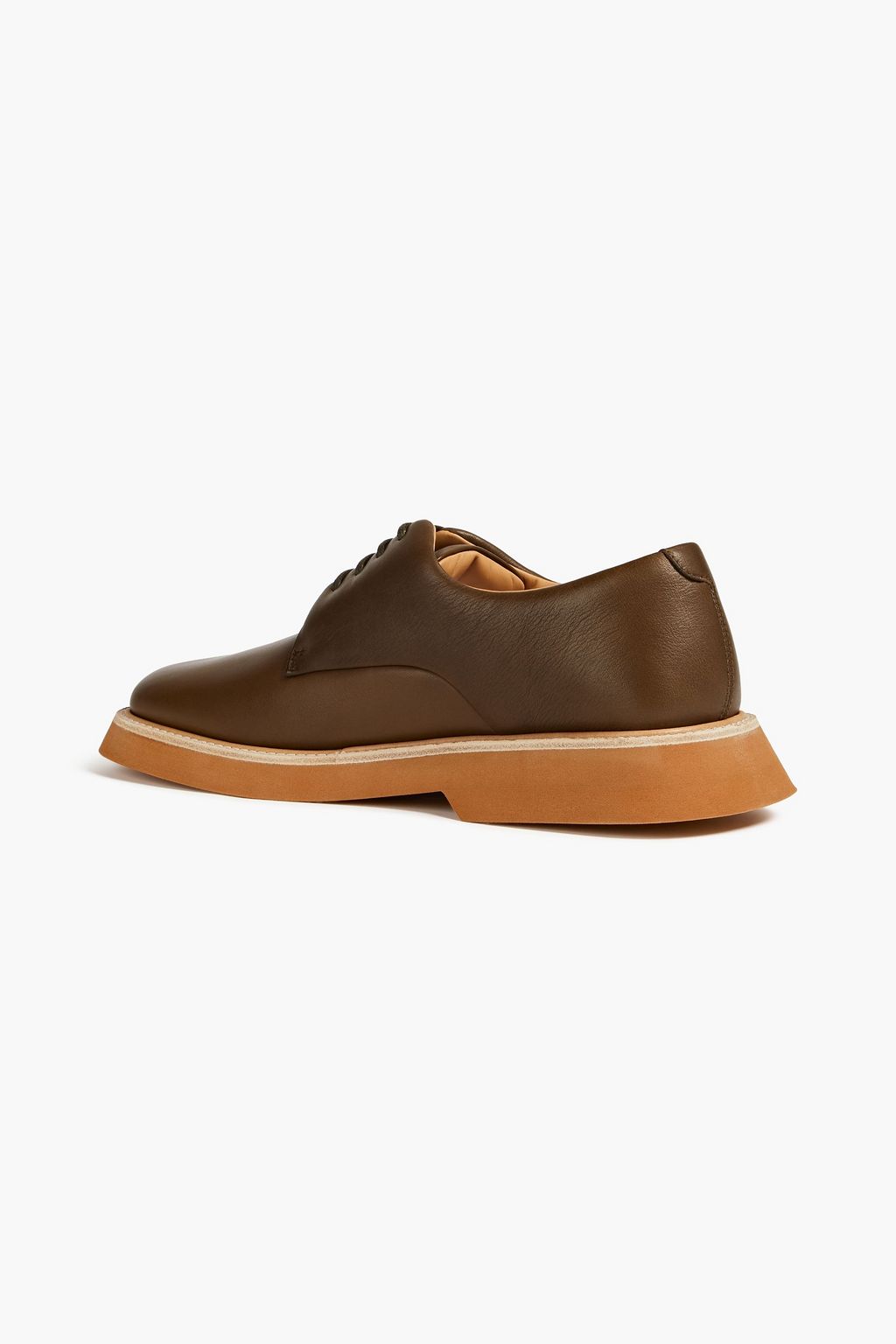 JACQUEMUS Carre leather derby shoes