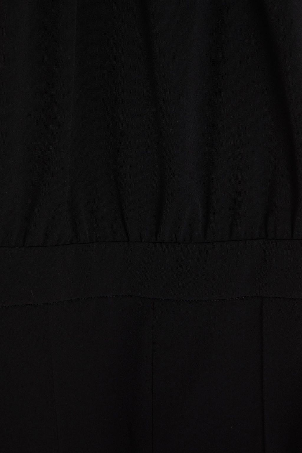 BOUTIQUE MOSCHINO Gathered crepe flared jumpsuit