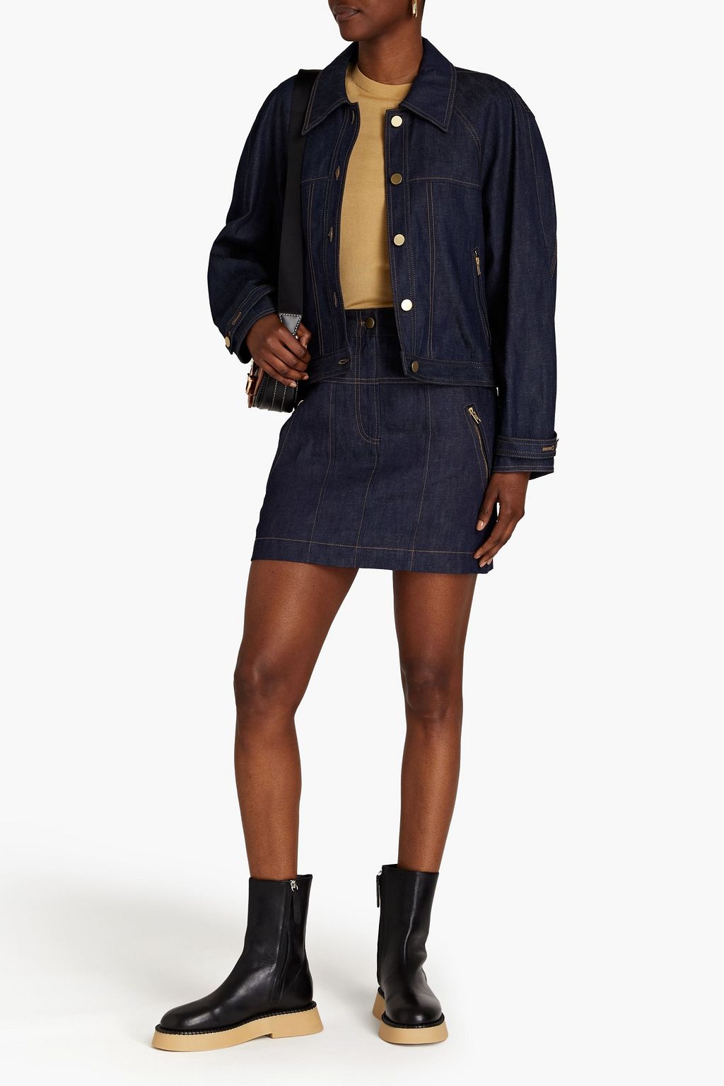 3.1 PHILLIP LIM جاكيت من الجينز