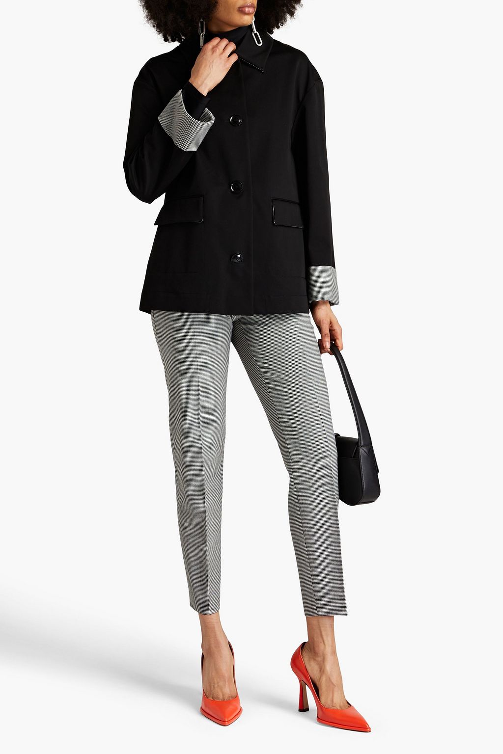 BOUTIQUE MOSCHINO Cotton-blend gabardine jacket
