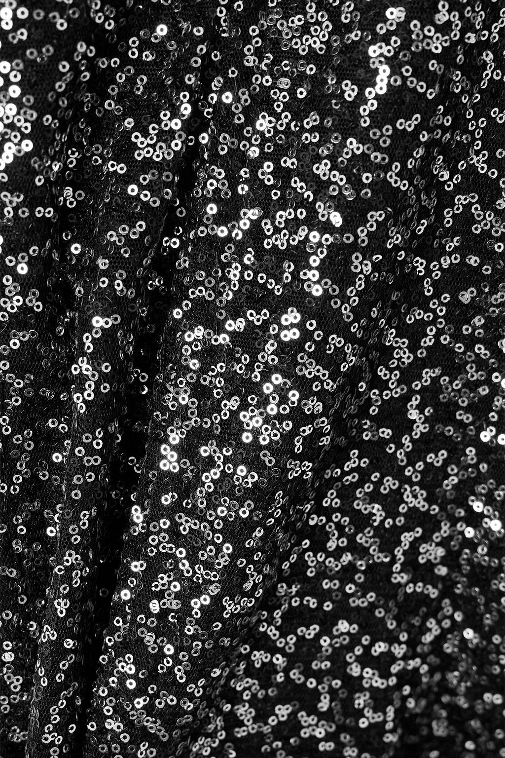 DOLCE&GABBANA Sequined tulle mini dress