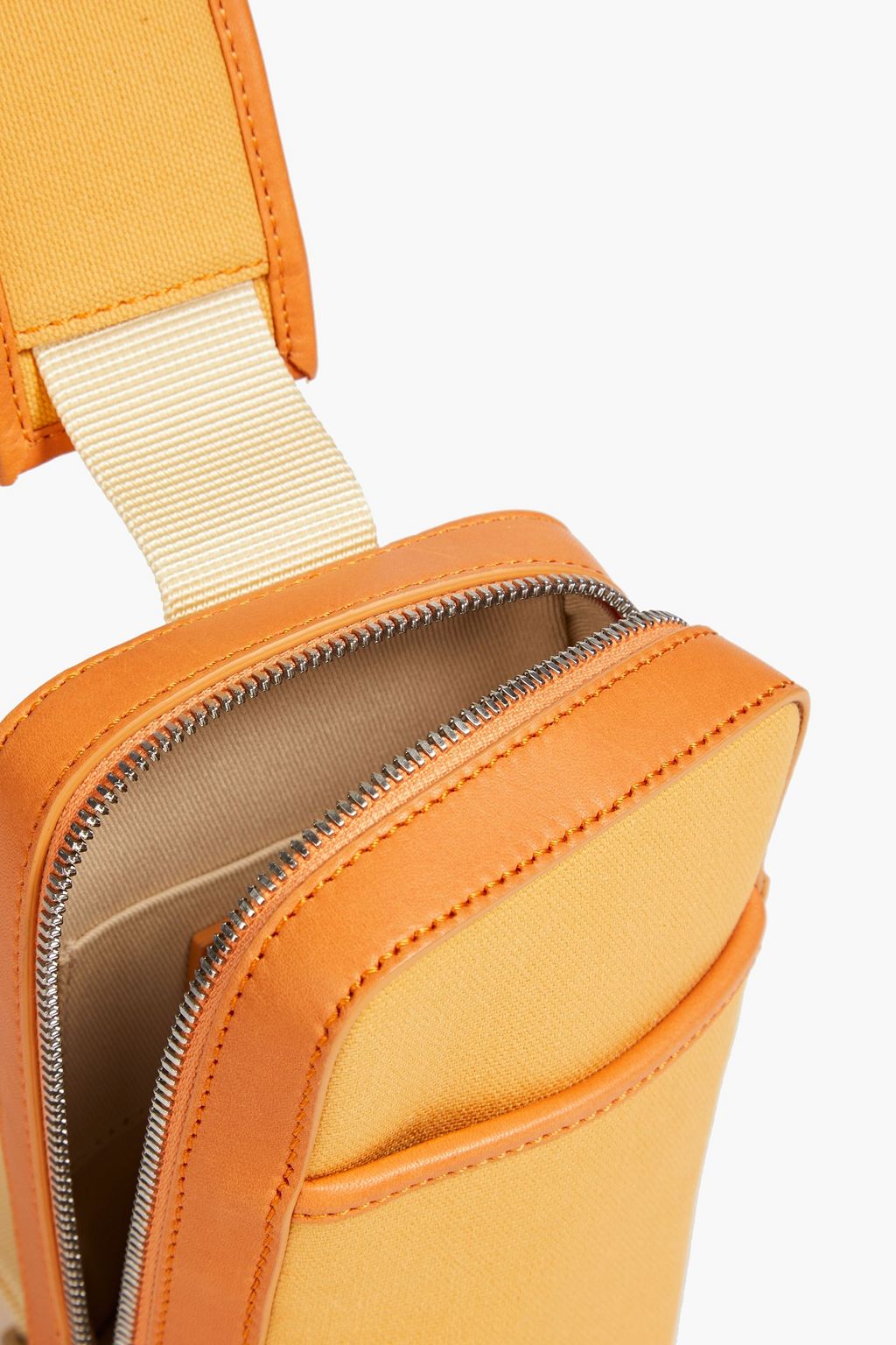 JACQUEMUS Le Giardino canvas and leather belt bag