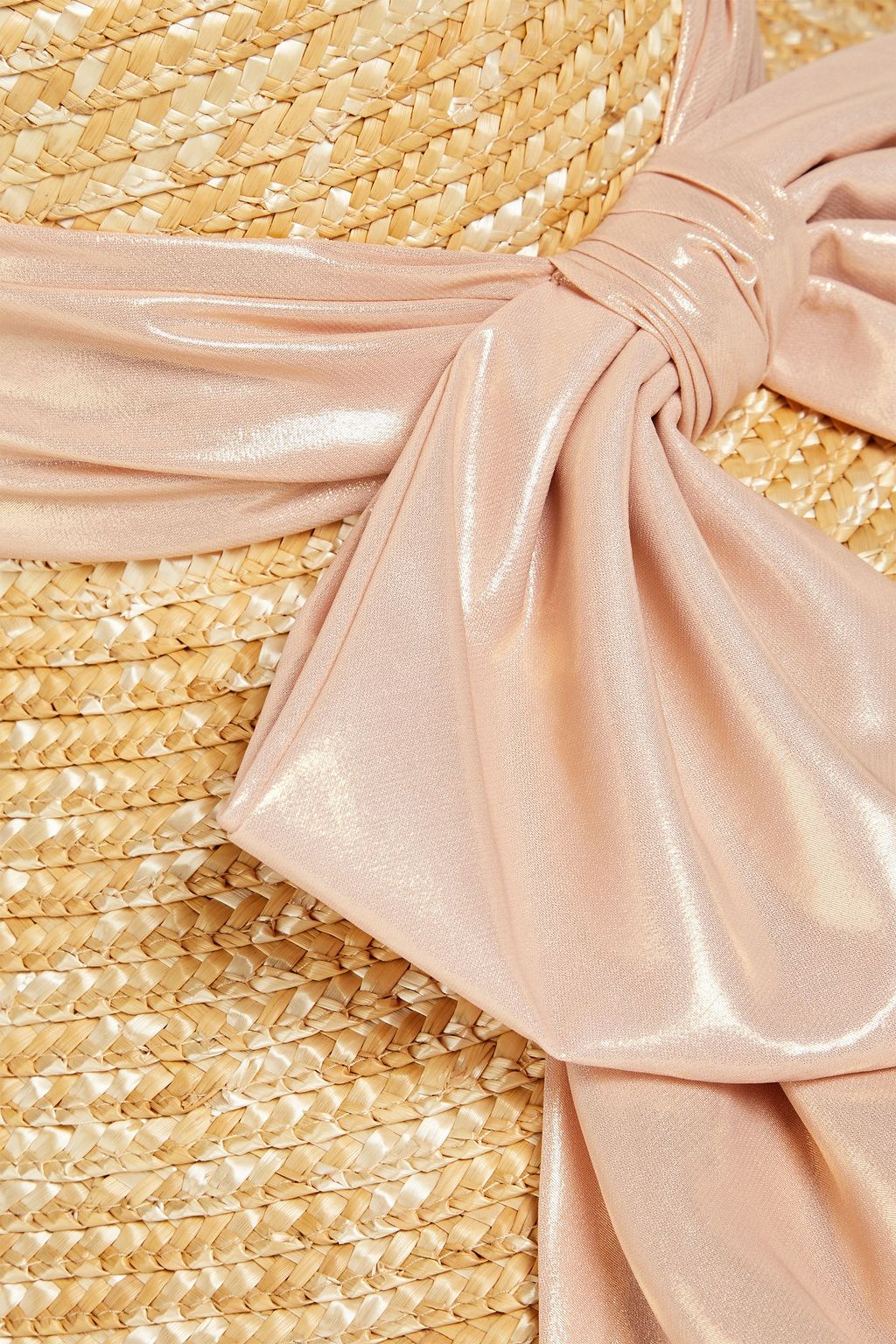 EUGENIA KIM Mirabel bow-embellished straw sunhat