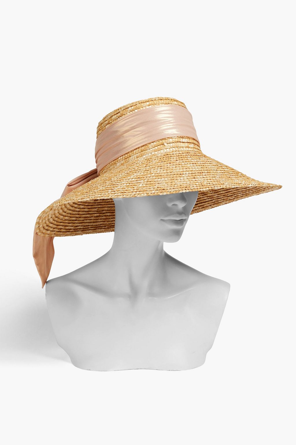 EUGENIA KIM Mirabel bow-embellished straw sunhat