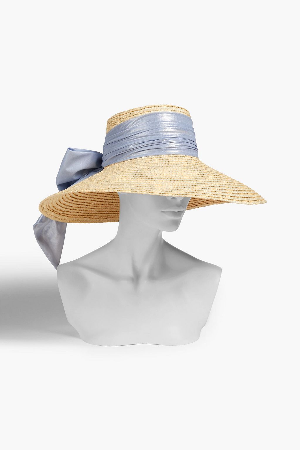 EUGENIA KIM Mirabel bow-embellished straw sunhat