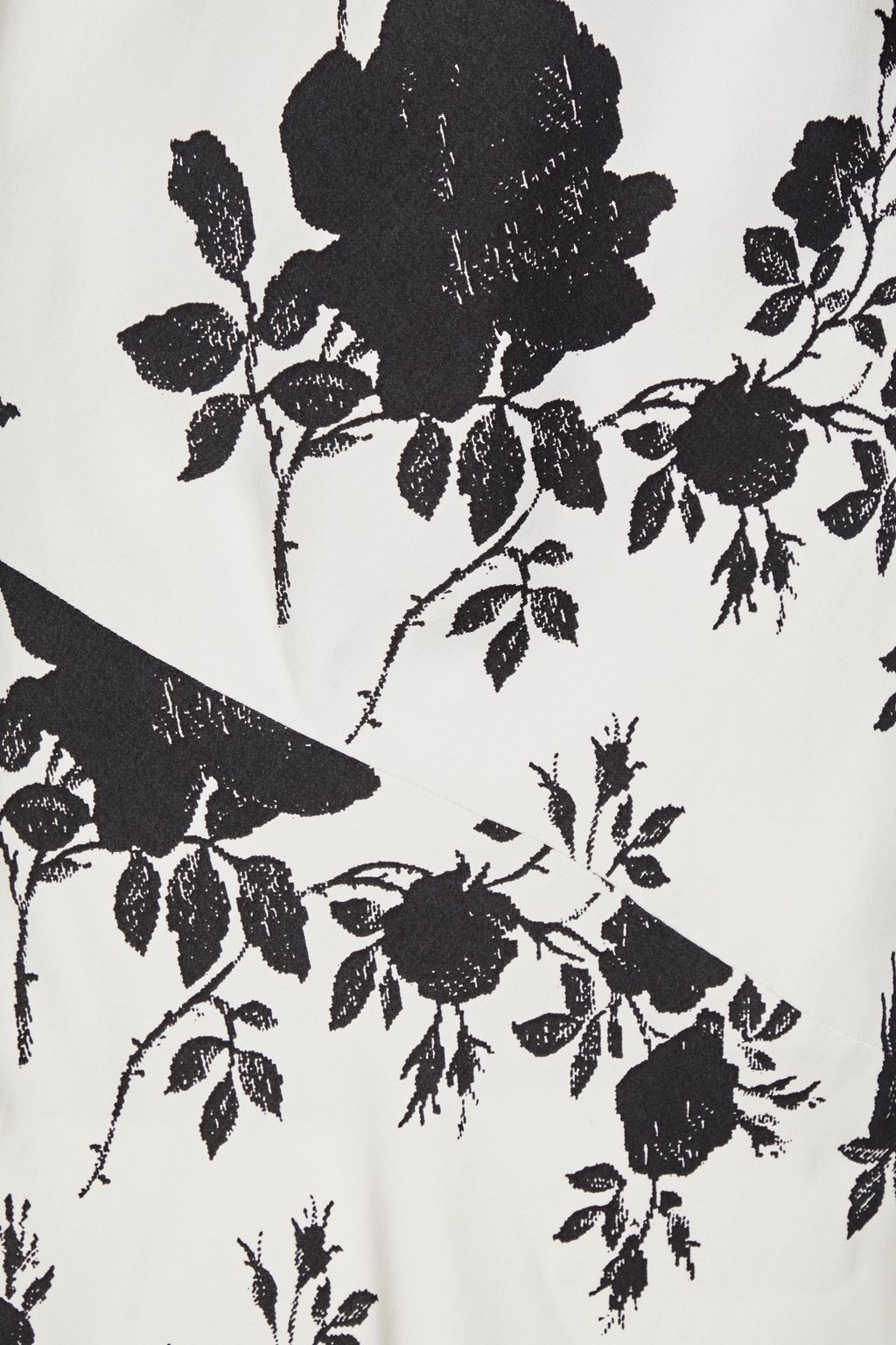PHILOSOPHY DI LORENZO SERAFINI Draped floral-print satin maxi dress