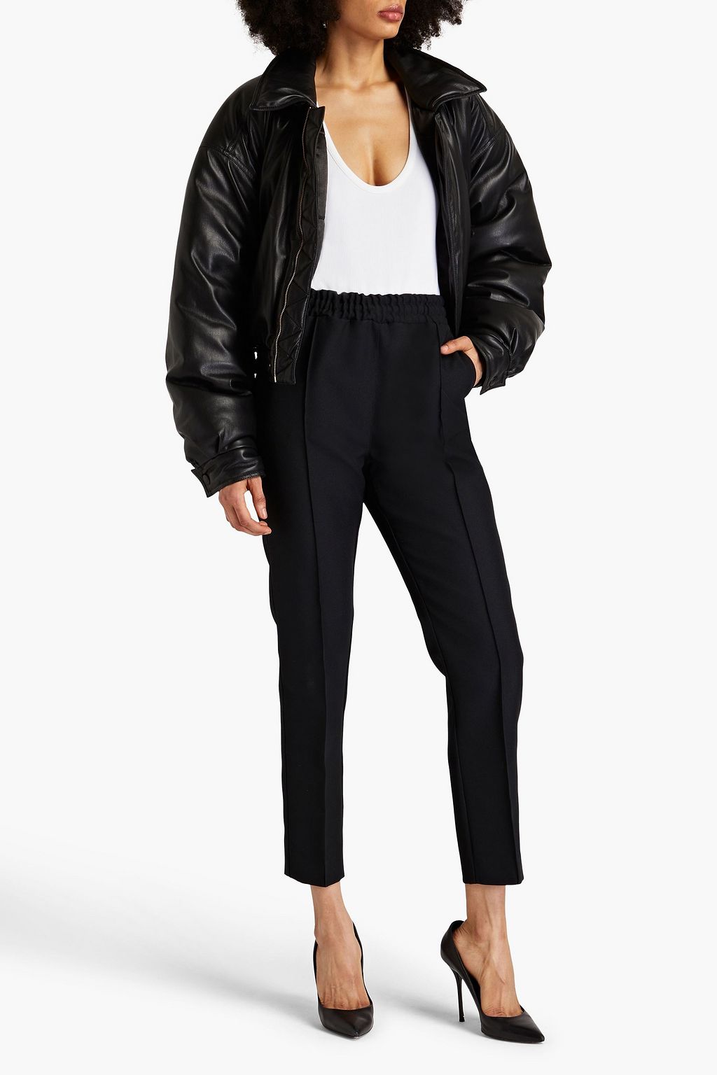 PHILOSOPHY DI LORENZO SERAFINI Crepe tapered pants
