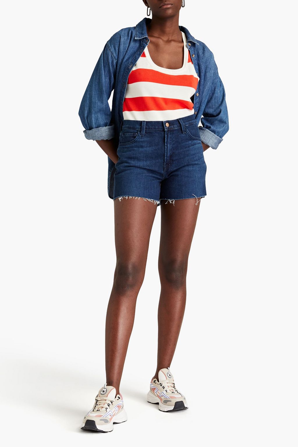 J BRAND شورت من الجينز