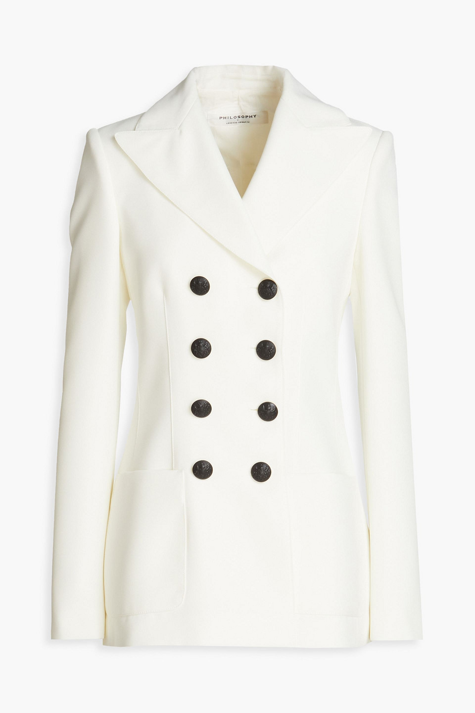 Philosophy Di Lorenzo Serafini Single-breasted Tailored Blazer In Off-white