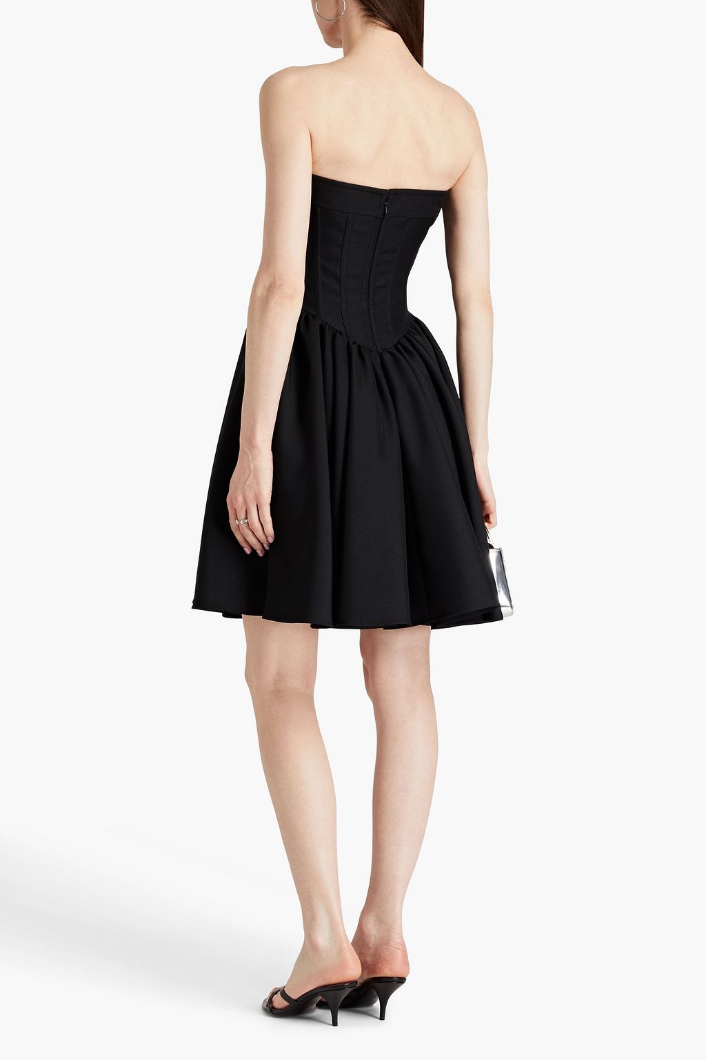 PHILOSOPHY DI LORENZO SERAFINI Strapless crepe dress