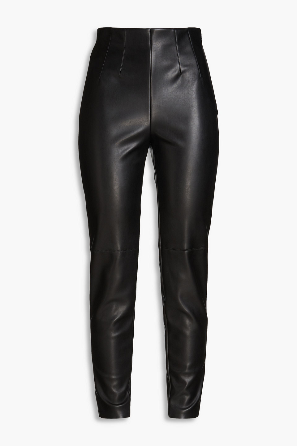 Faux leather skinny pants