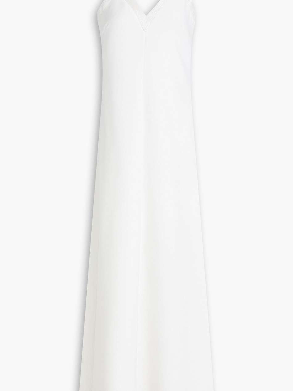 allison bead-embellished crepe gown