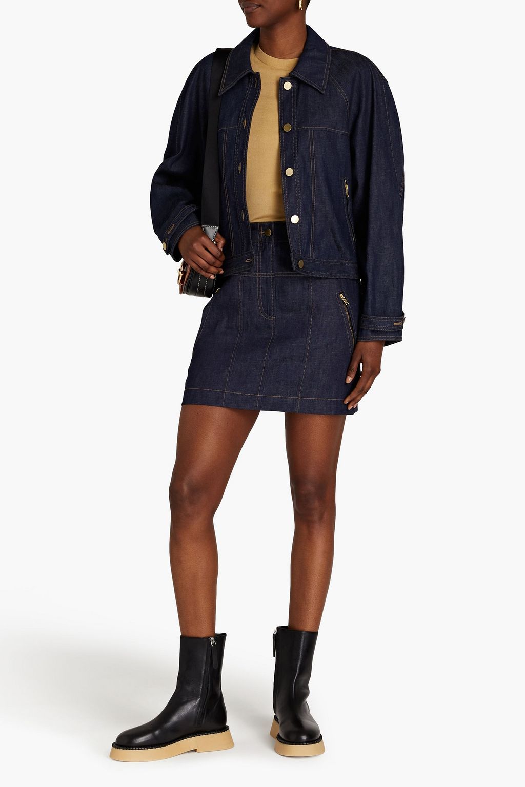 3.1 PHILLIP LIM Denim mini skirt