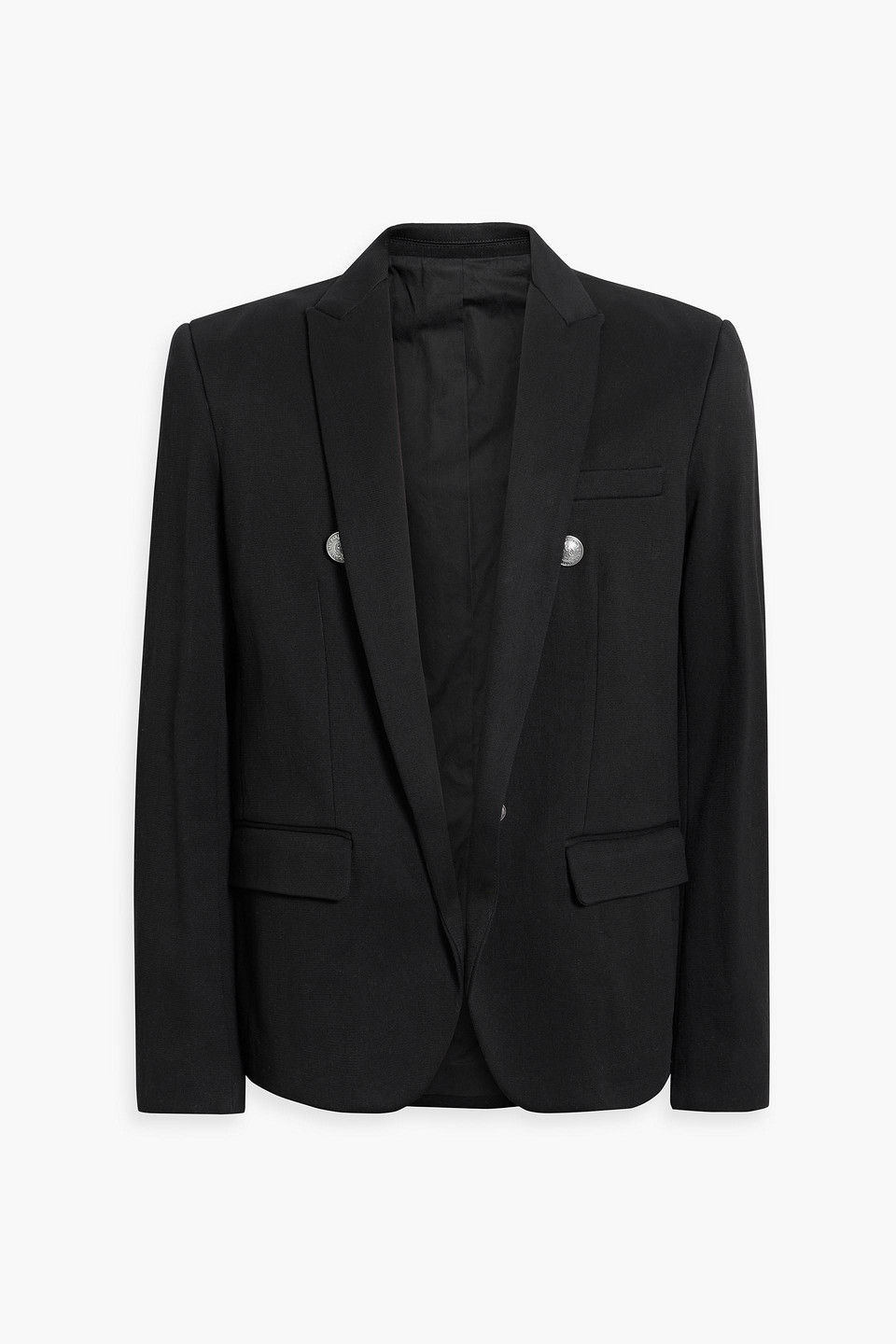 BALMAIN BUTTON-EMBELLISHED COTTON BLAZER,3074457345636820133