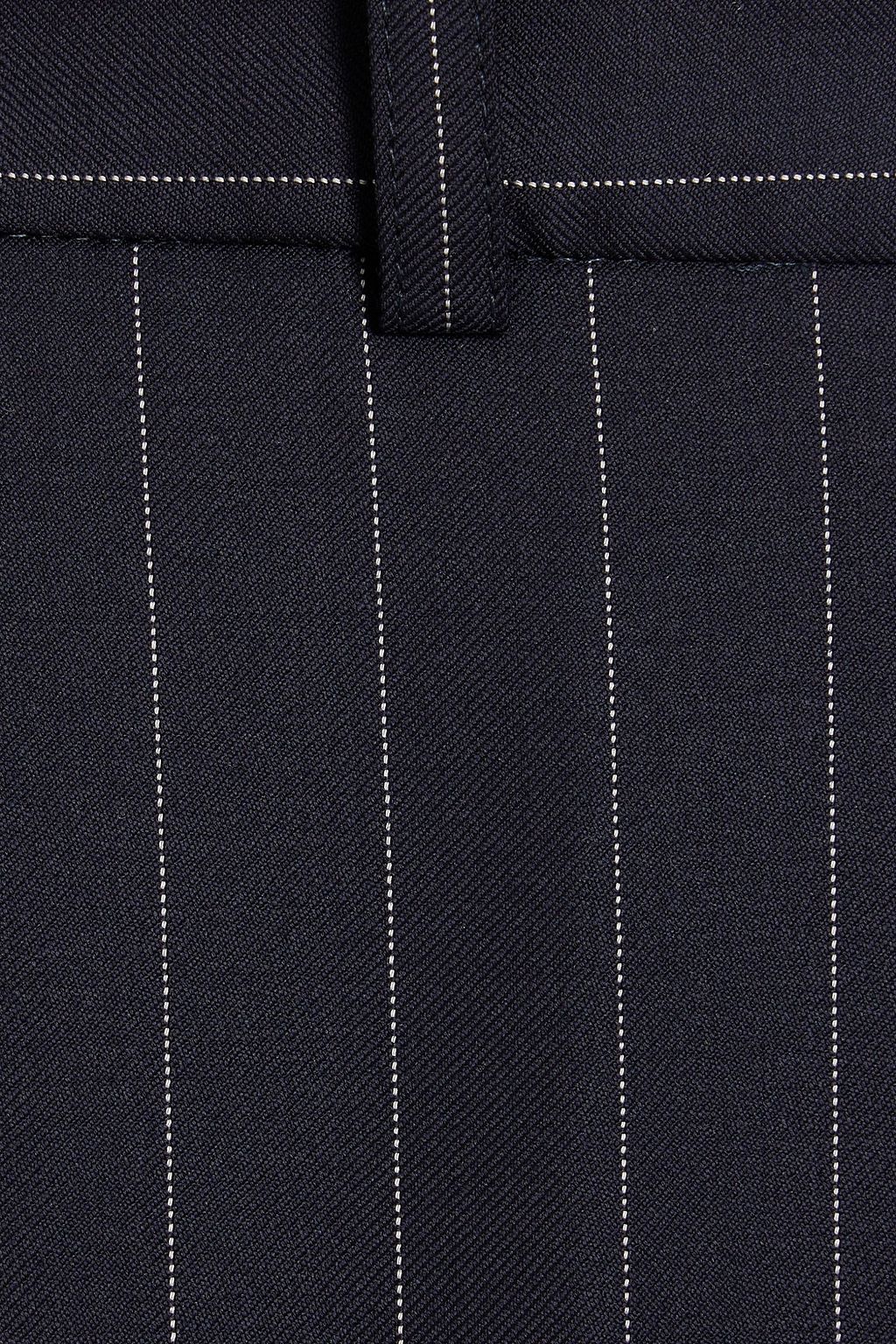 BALMAIN Slim-fit pinstriped wool-twill suit pants