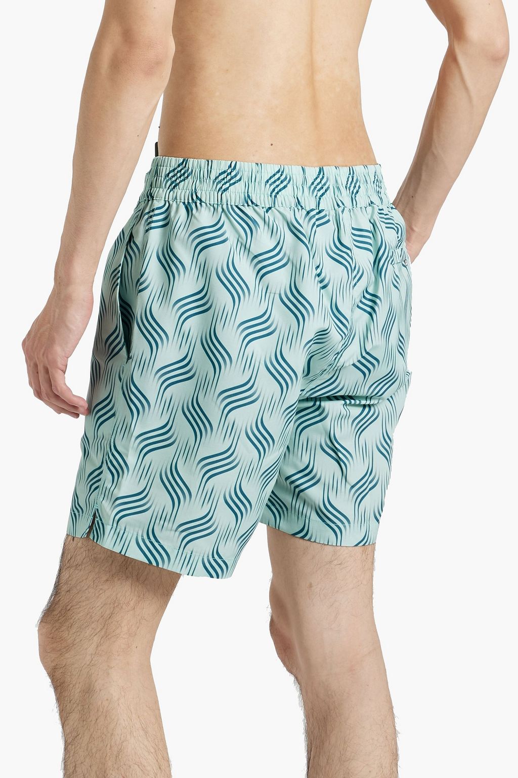 FRESCOBOL CARIOCA Mid-length printed swim shorts