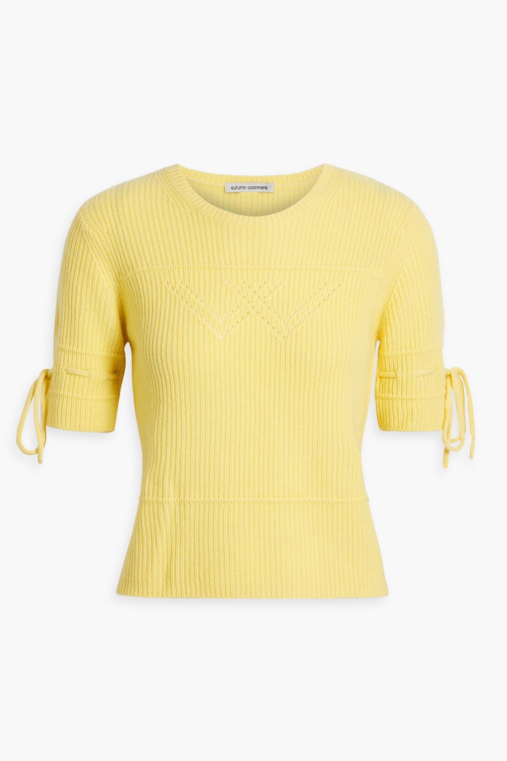 AUTUMN CASHMERE Pointelle-knit cashmere sweater | THE OUTNET