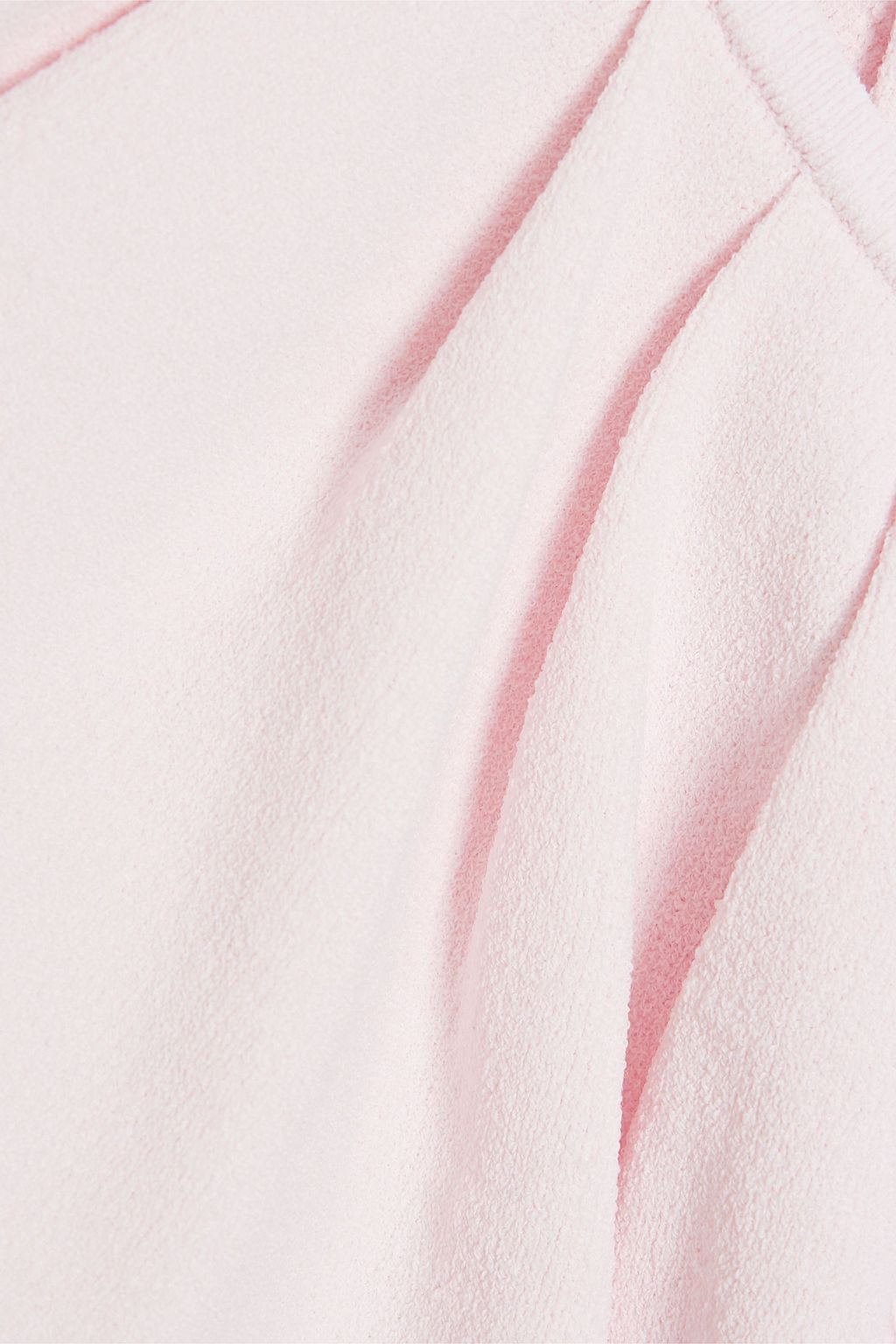 AUTUMN CASHMERE Ruffled ribbed-knit top