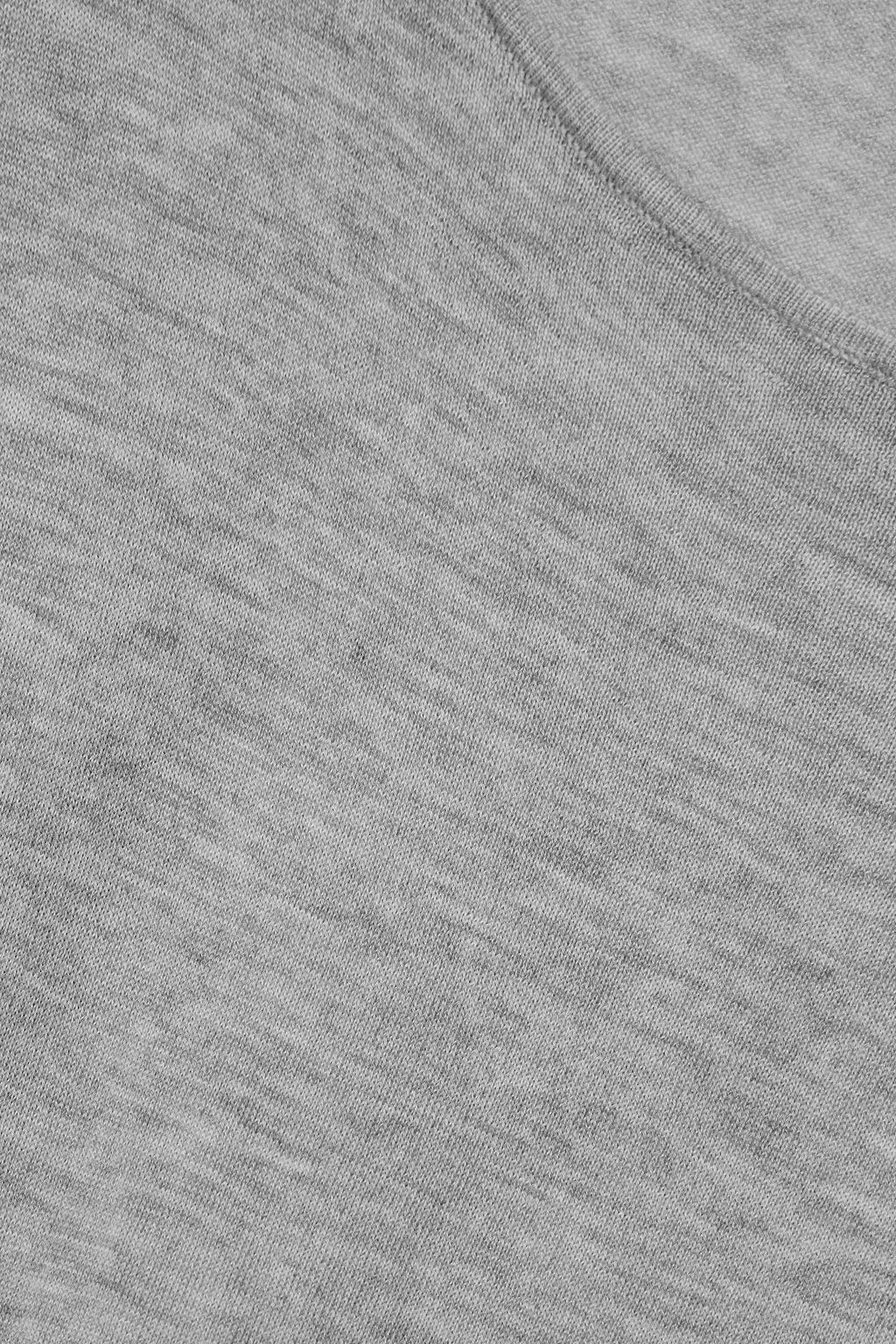 AUTUMN CASHMERE Cutout cashmere T-shirt