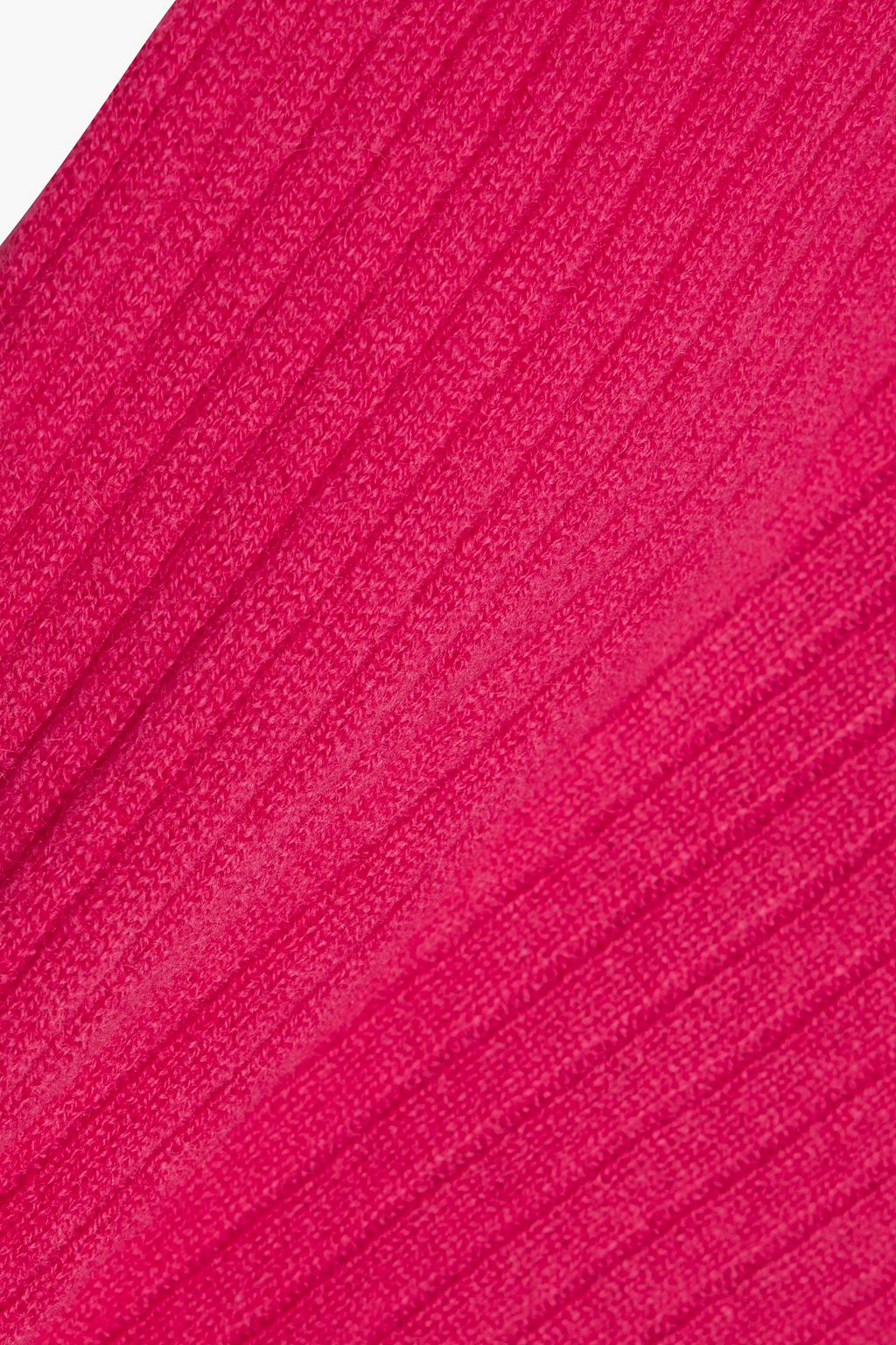 AUTUMN CASHMERE Tie-front ribbed cashmere cardigan