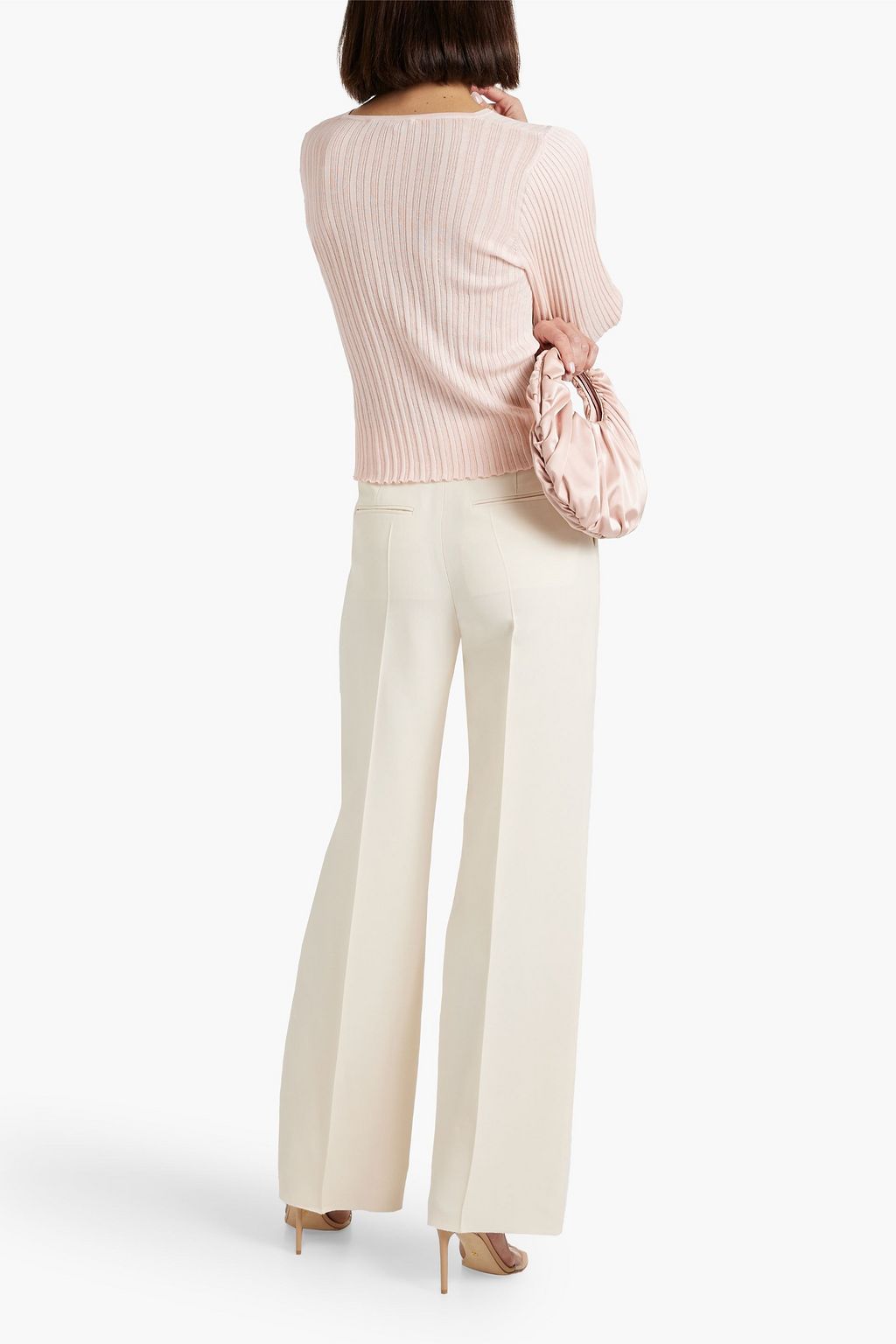 COTTON BY AUTUMN CASHMERE Ribbed cotton cardigan
