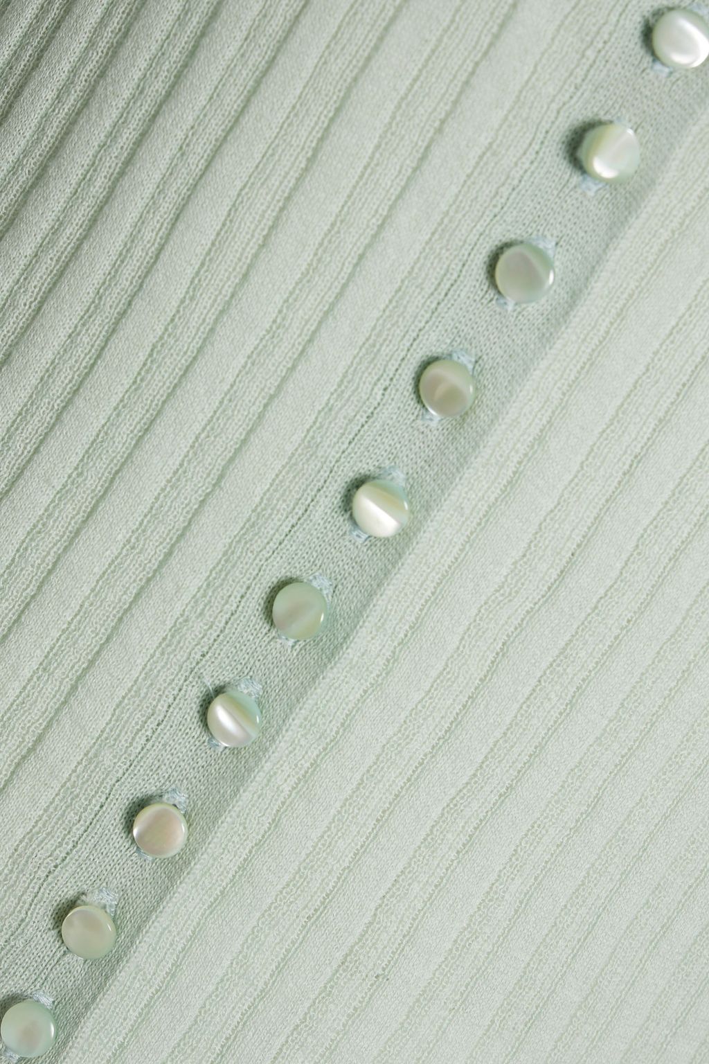 COTTON BY AUTUMN CASHMERE Ribbed cotton cardigan