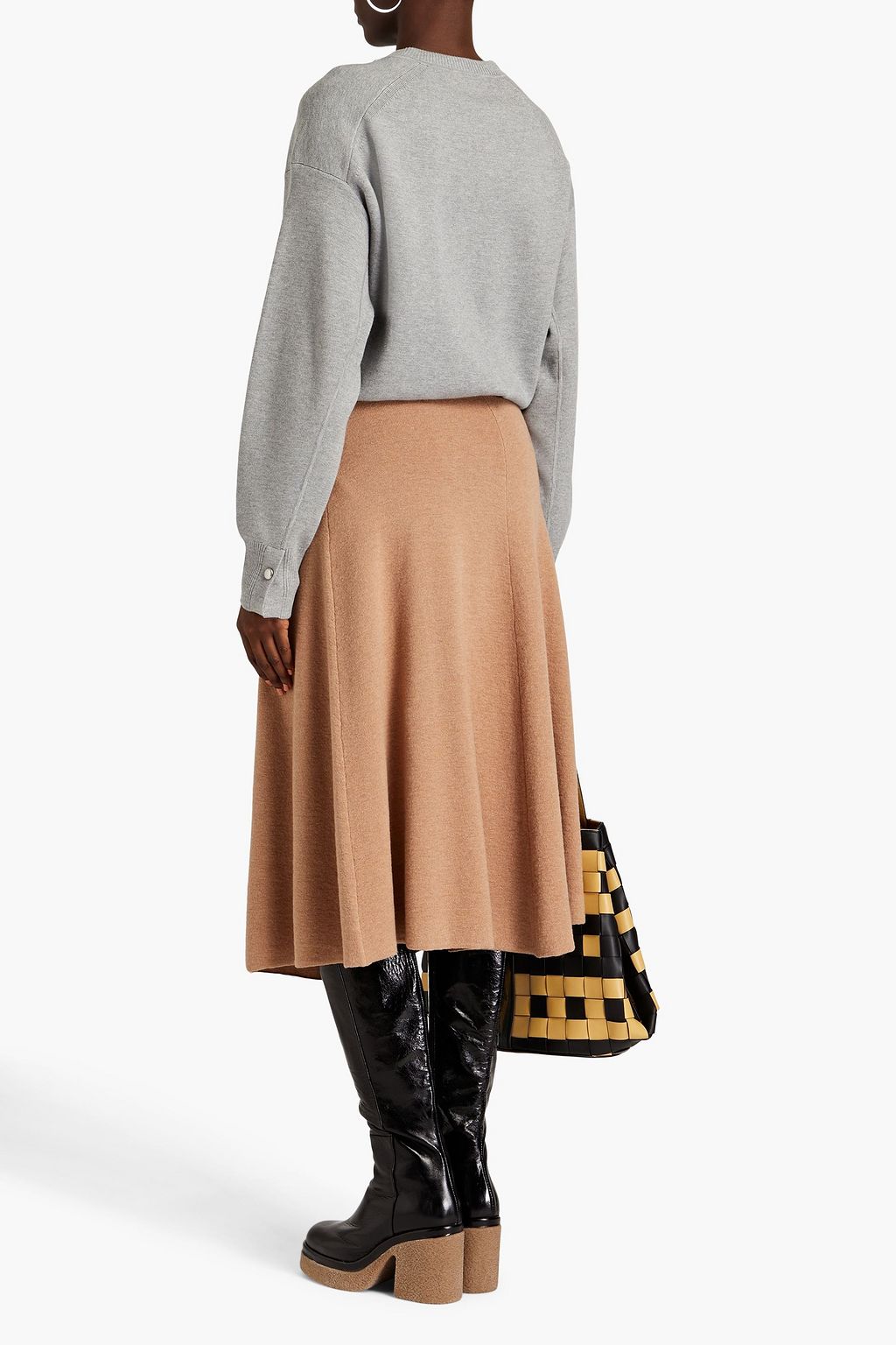 3.1 PHILLIP LIM Pullover aus Rippstrick mit Druckknöpfen