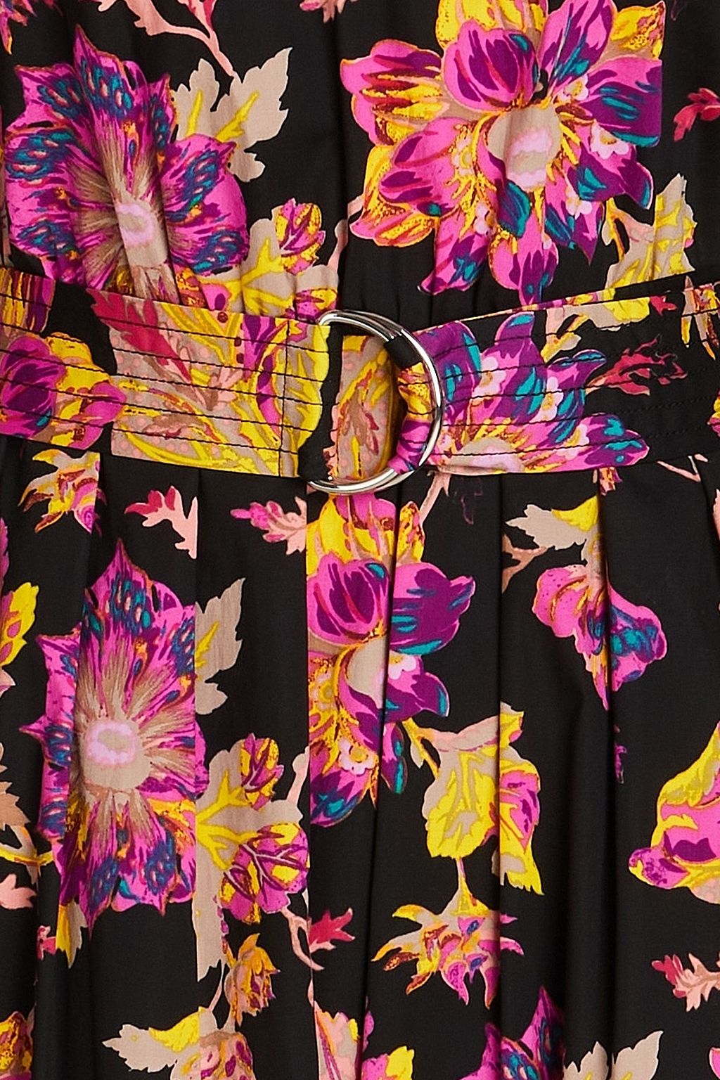 DIANE VON FURSTENBERG Lindy pleated floral-print midi dress