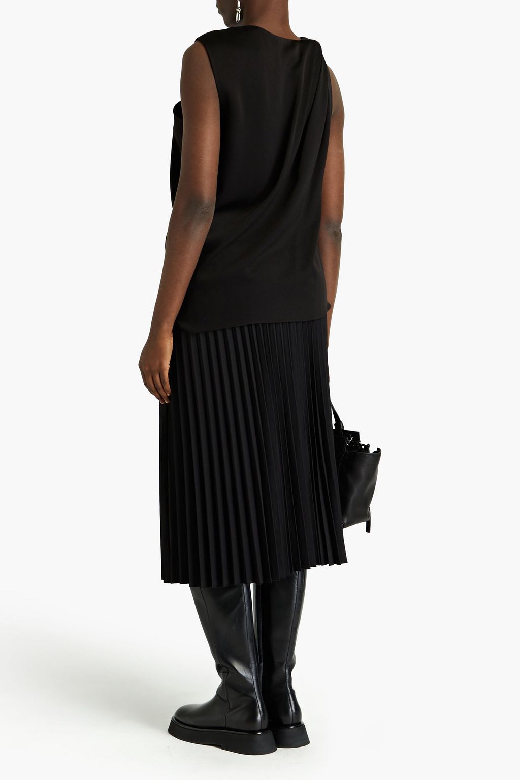 3.1 PHILLIP LIM Twist-front crepe top