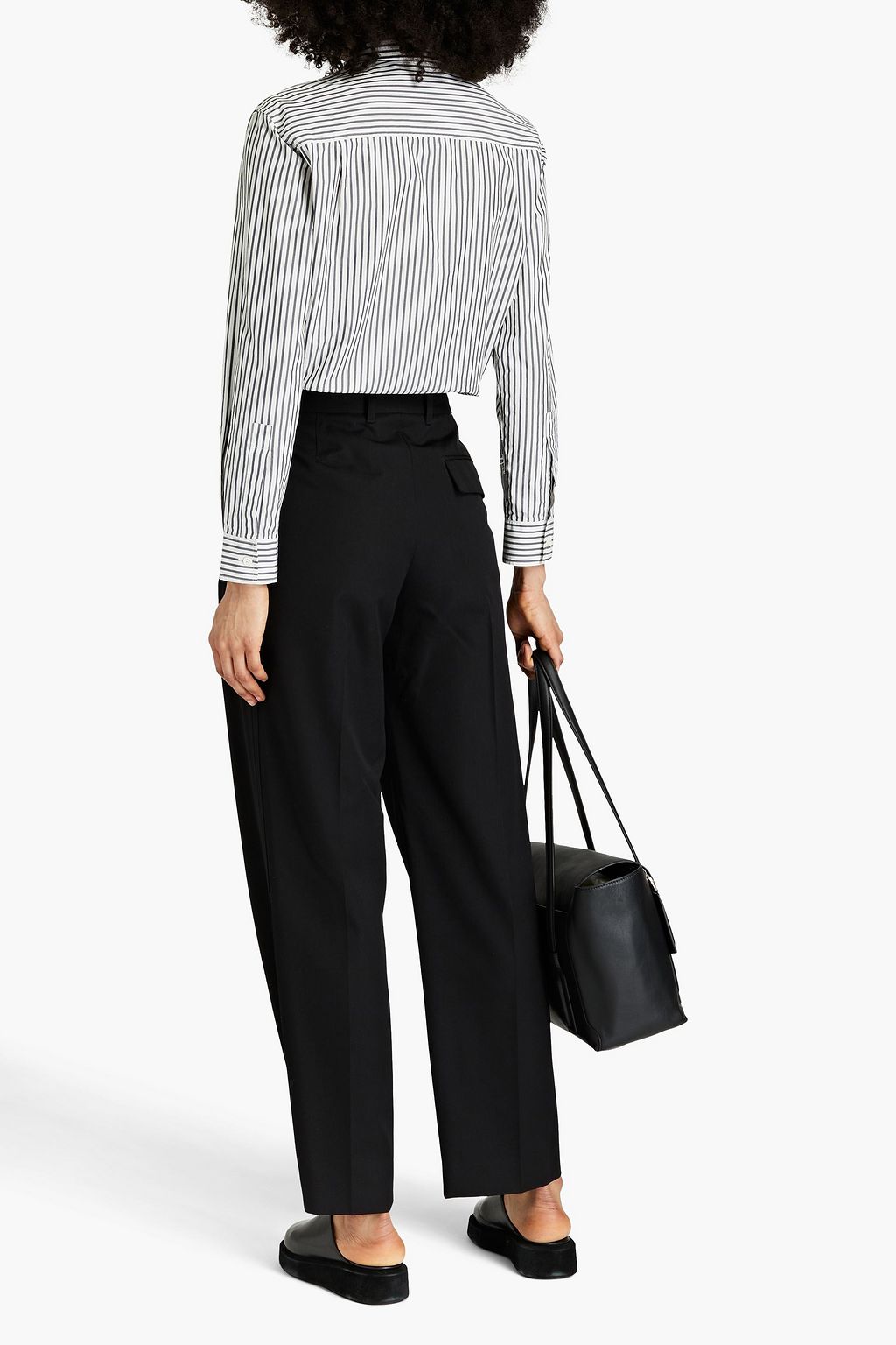 3.1 PHILLIP LIM Wool-blend twill tapered pants