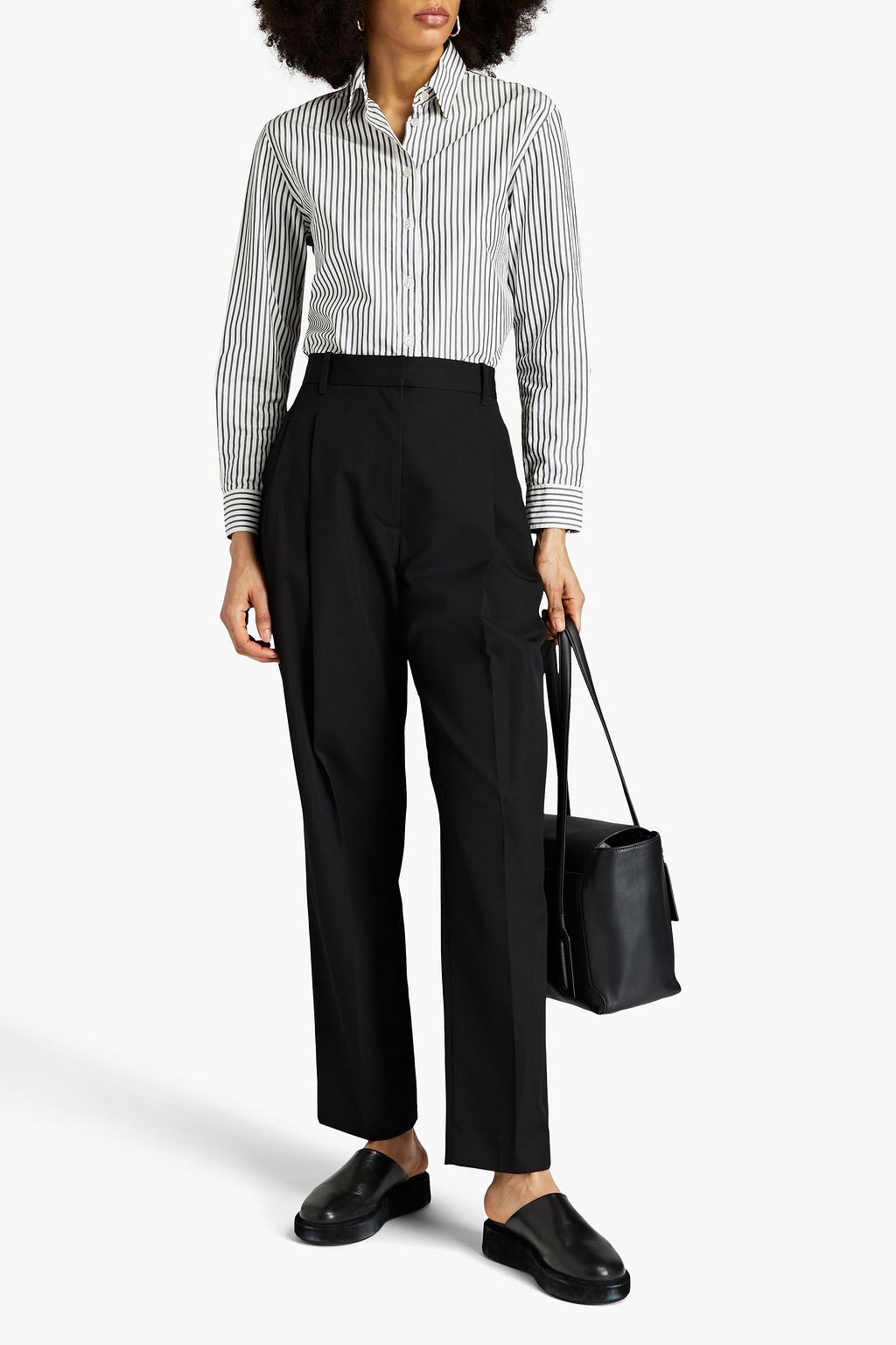 3.1 PHILLIP LIM Wool-blend twill tapered pants