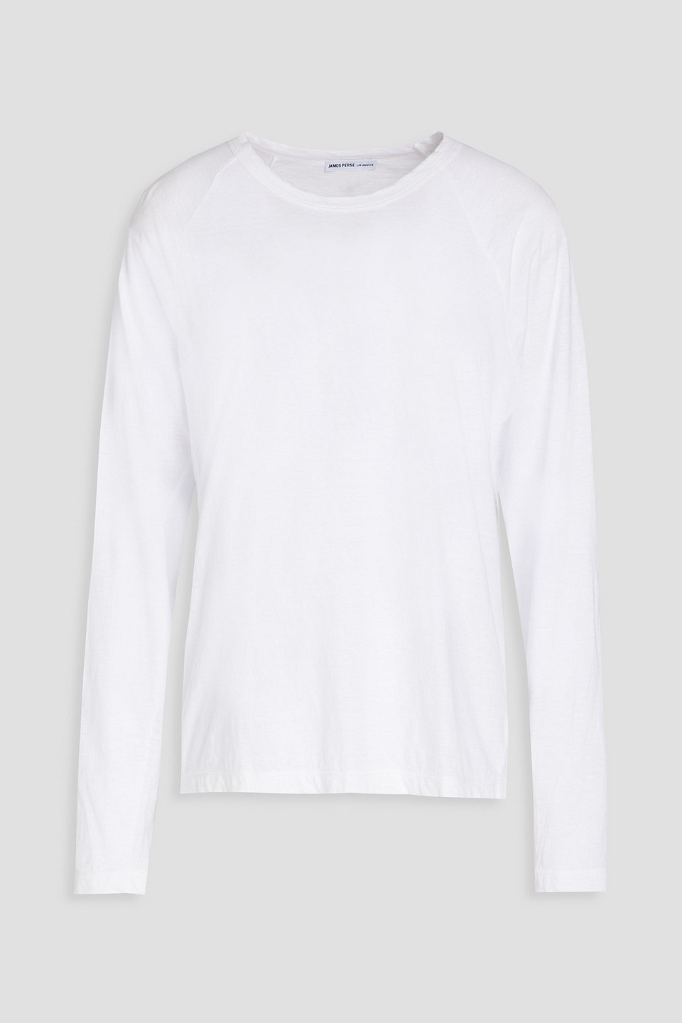 James Perse Slub Cotton-jersey Top In White