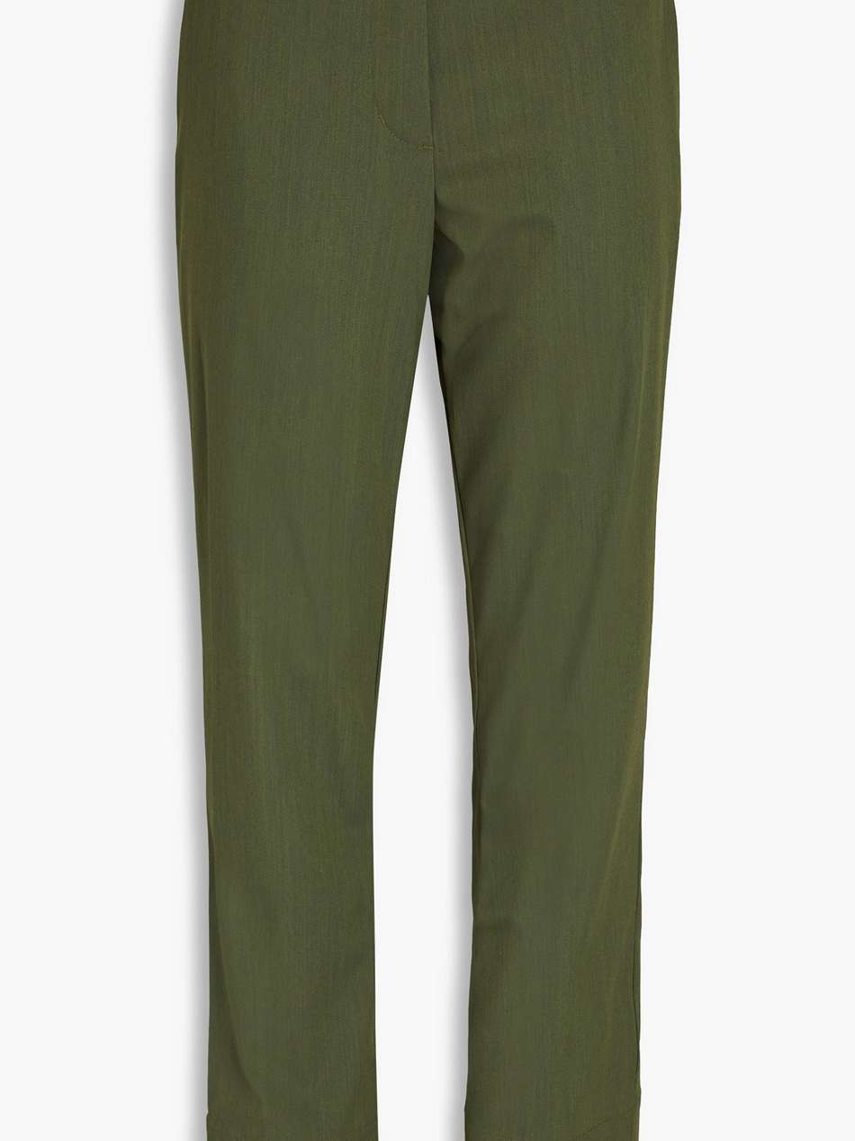 wool-blend slim-leg pants
