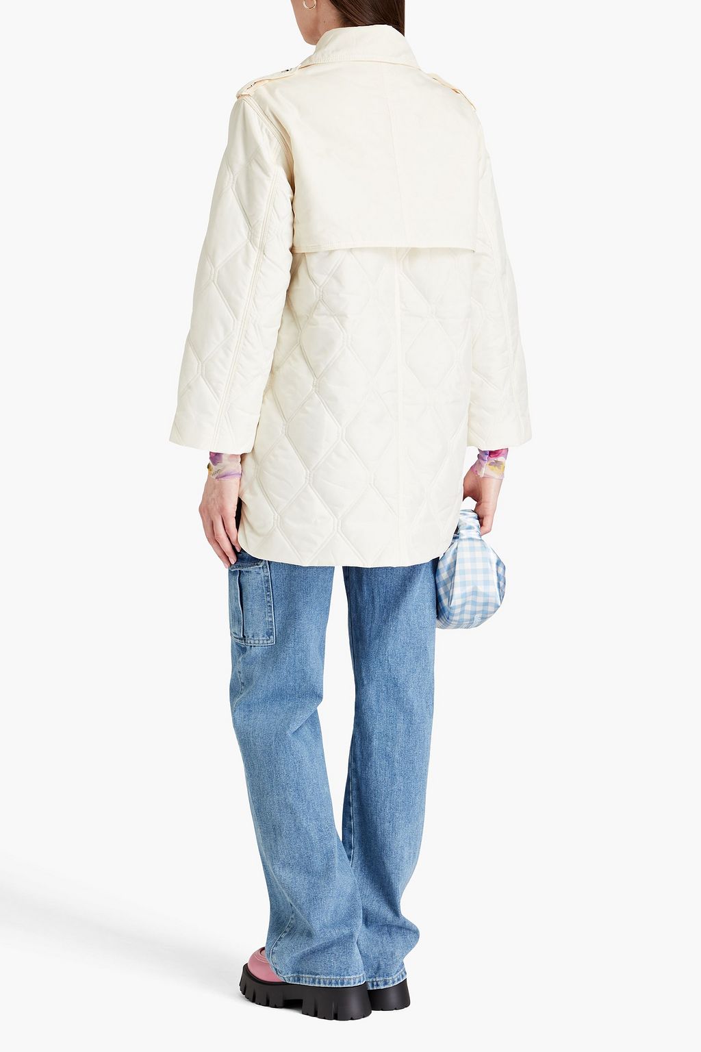 GANNI Quilted ripstop jacket