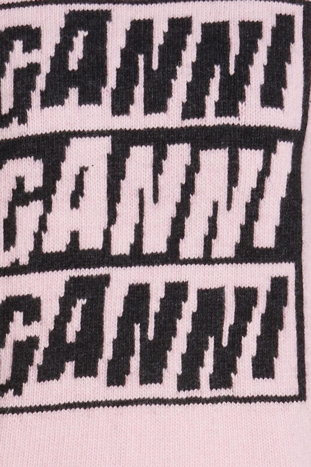 GANNI Intarsia-knit vest