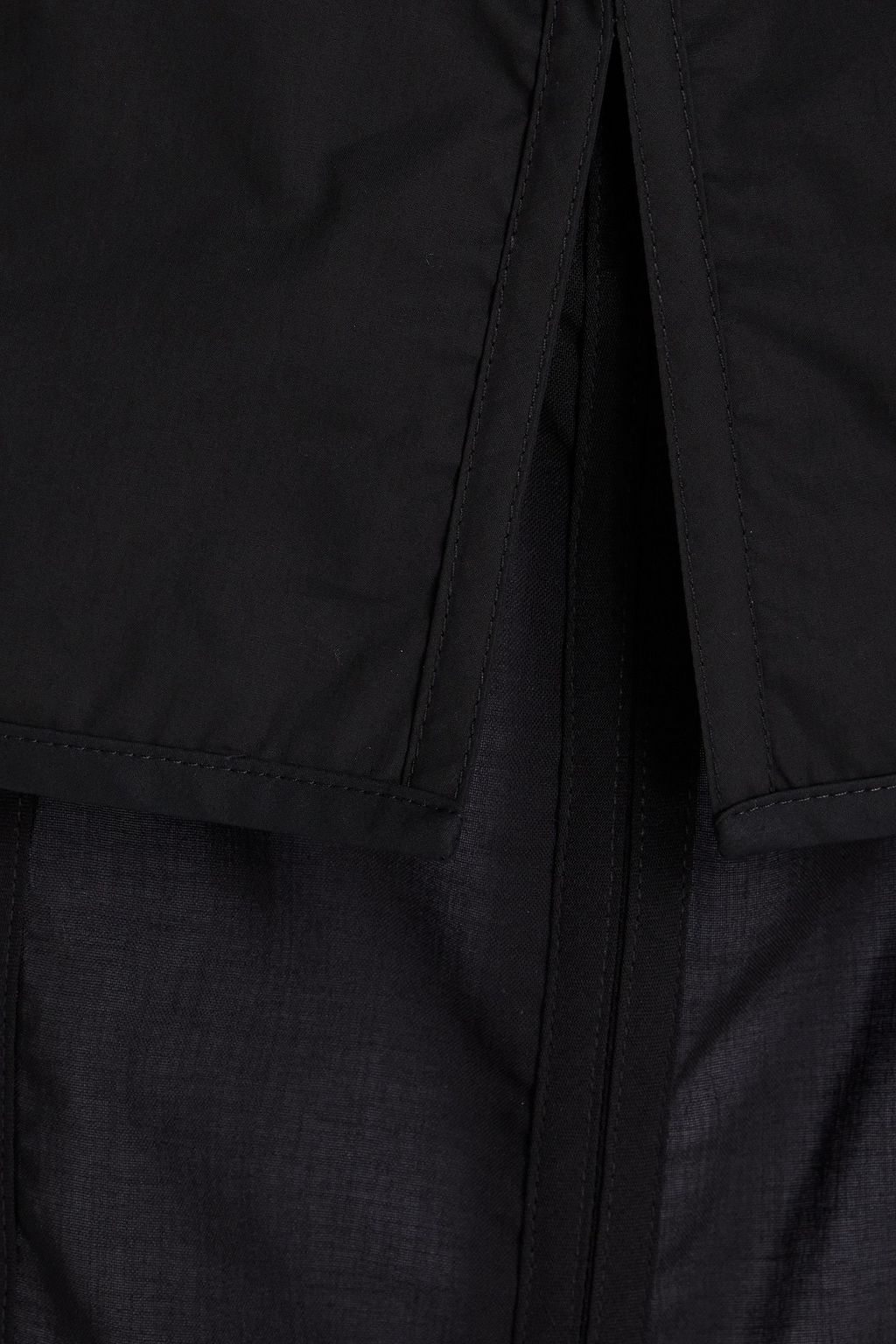 3.1 PHILLIP LIM بلوزة من نسيج رقيق والبوبلين بتصميم من عدة طبقات