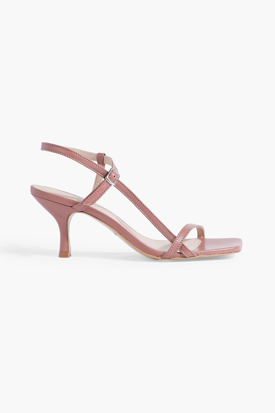 Iris & Ink Fatimah Leather Slingback Sandals In Antique Rose