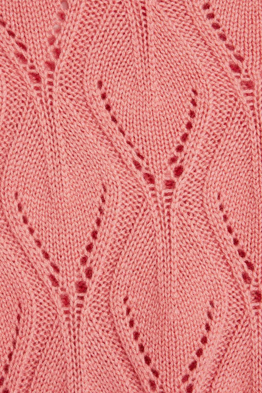 AUTUMN CASHMERE Kaschmirpullover in Pointelle-Strick