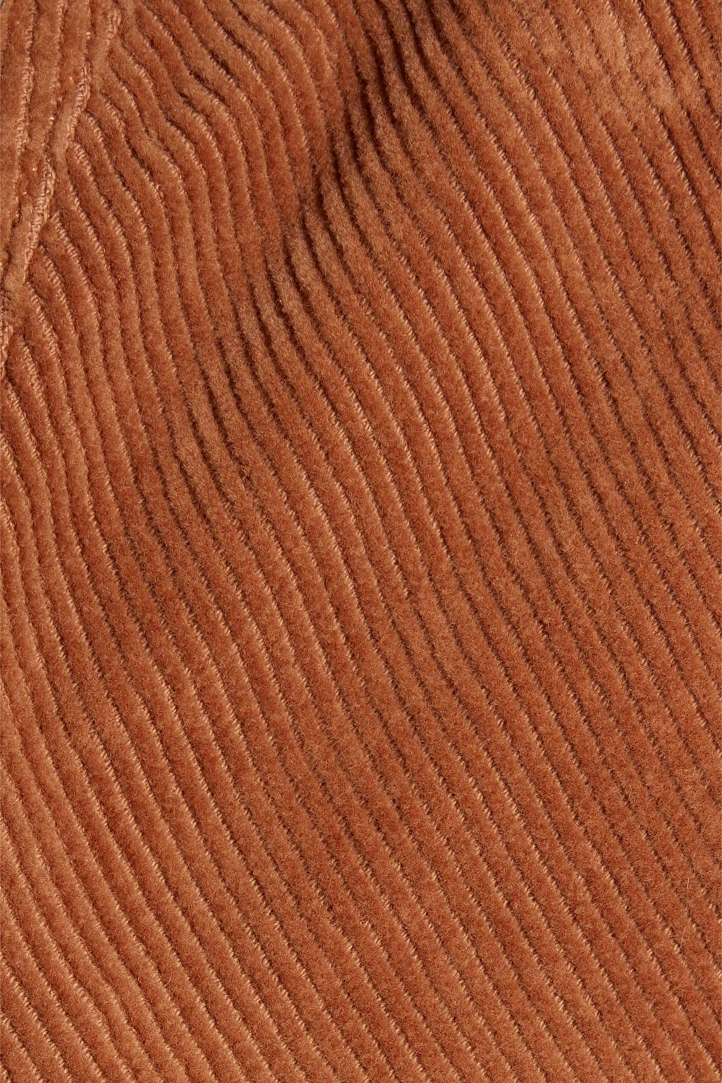 ALICE + OLIVIA JEANS جمبسوت «غورجيس» من قماش كوردوري المصنوع من مزيج القطن بقصة أرجل واسعة مزود بحزام