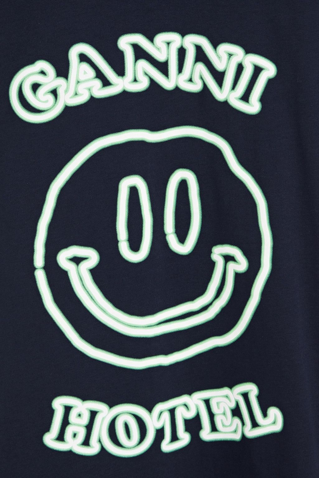 GANNI T-Shirt aus Baumwoll-Jersey mit Print