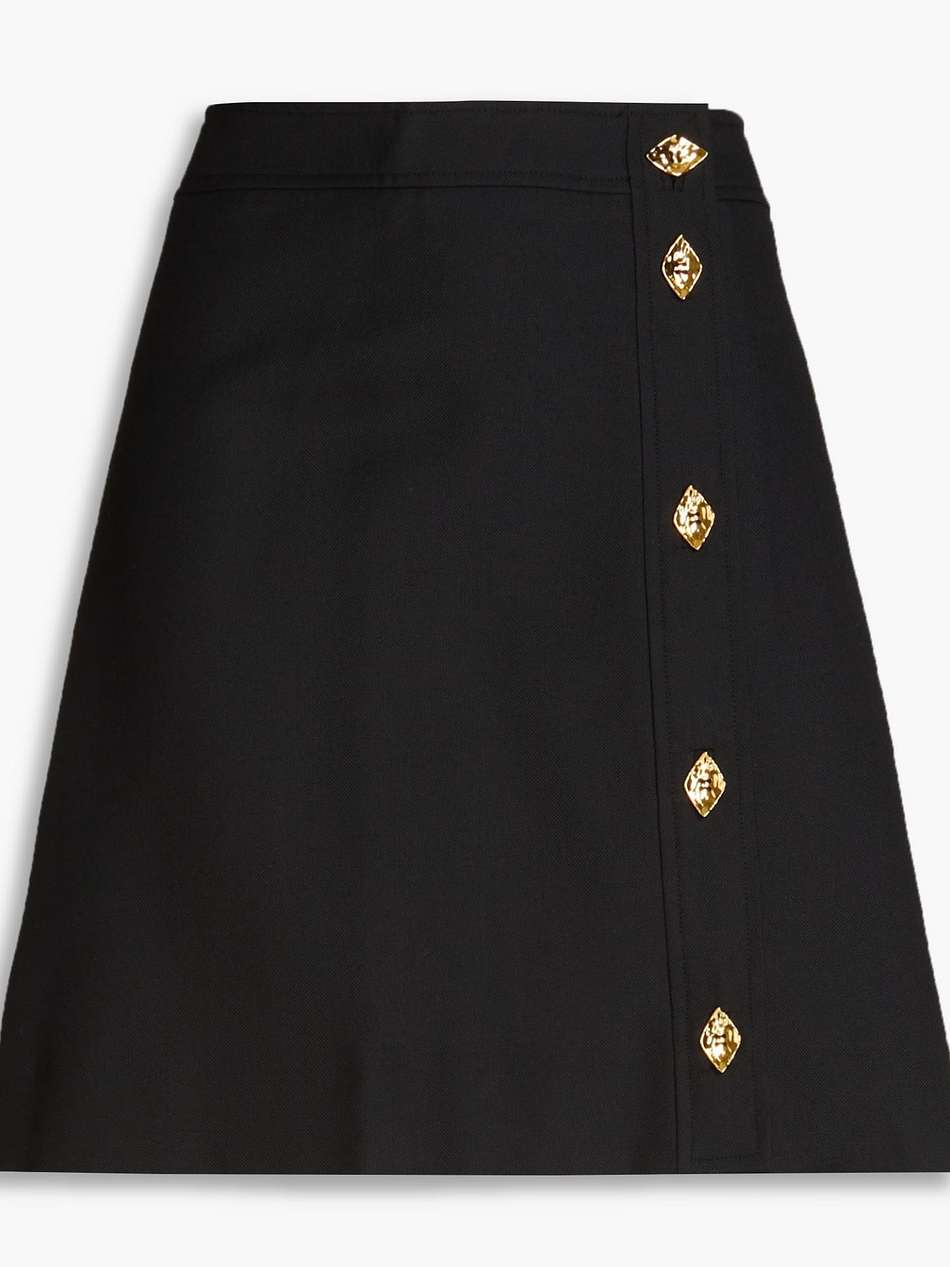 canvas mini skirt